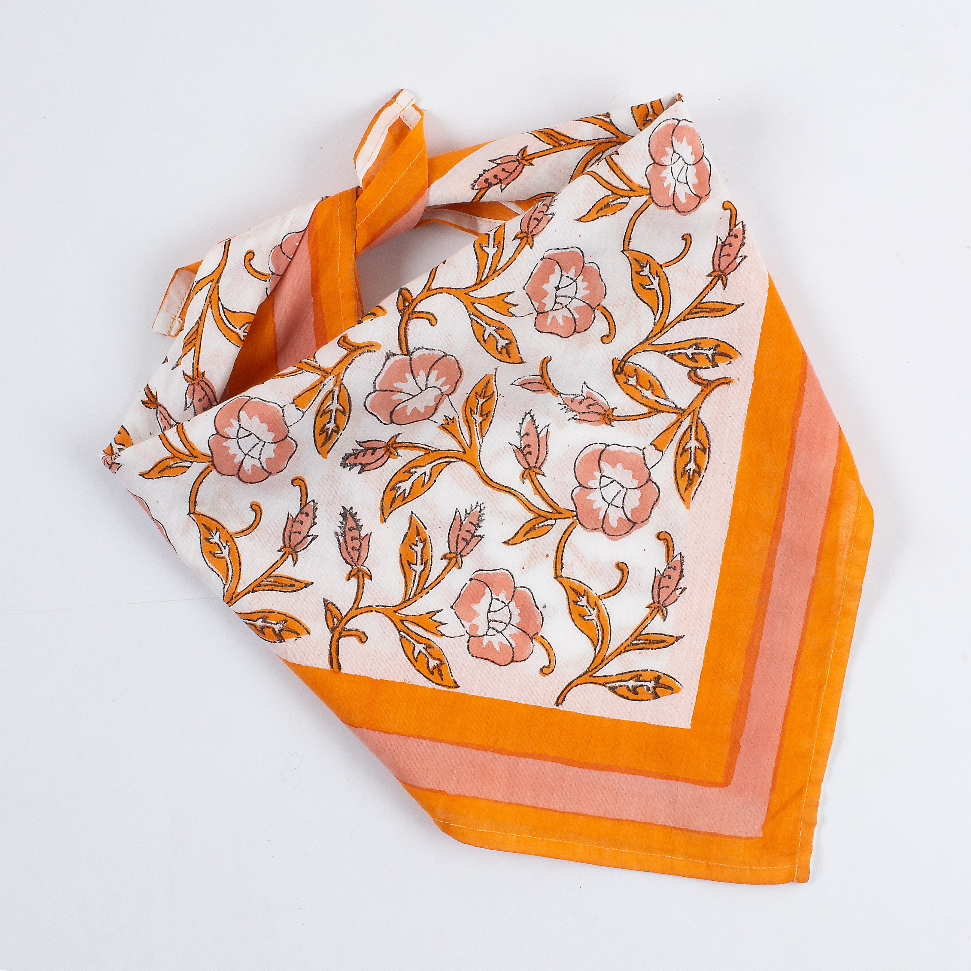 Hand Block Indian Pure Cotton Hair Bandana for Women & Men