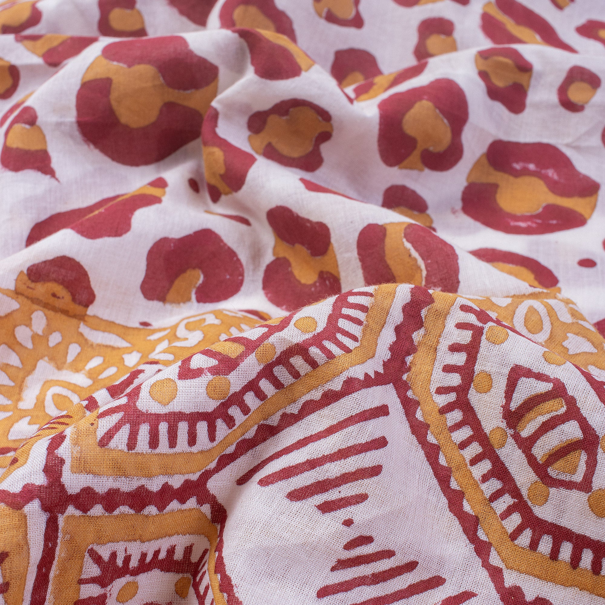 Hand Block Print Cotton Beach Sarong Wrap For Women