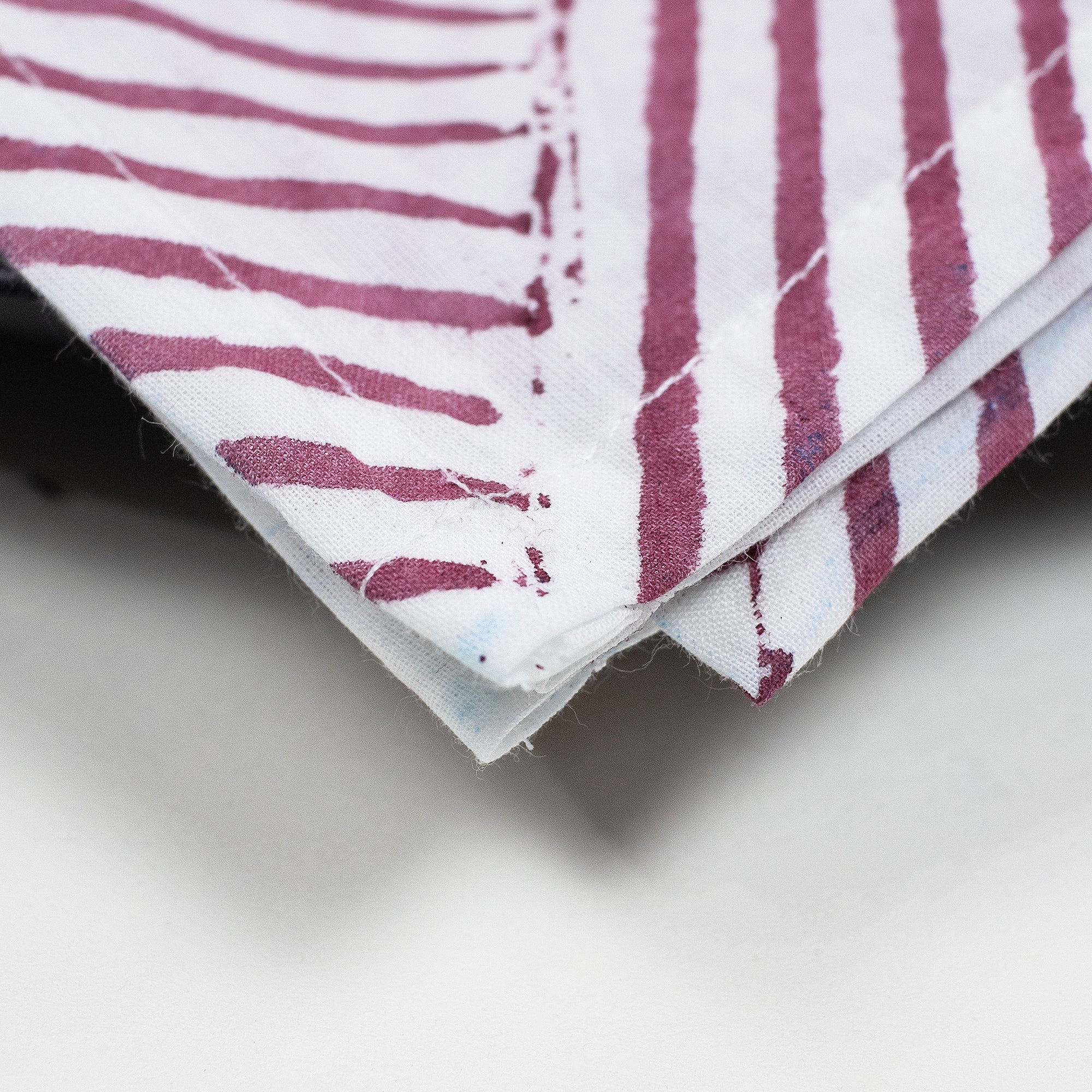 Hand Block Printed Border Dinner Napkin For Party