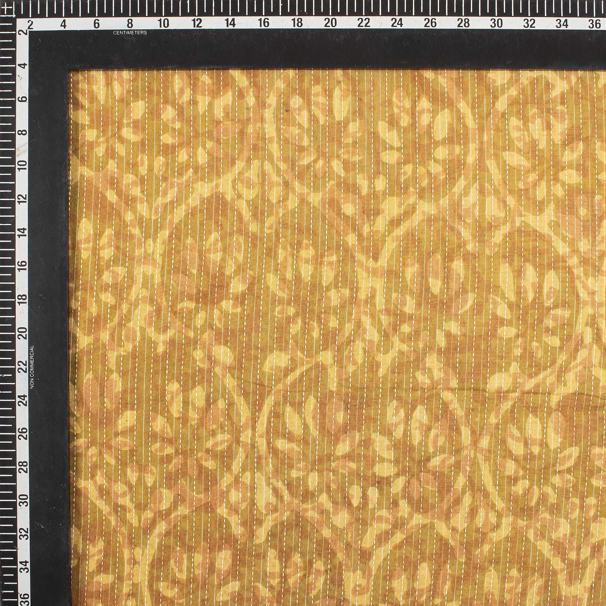Hand Block Printed Cotton Dabu Kantha Fabric