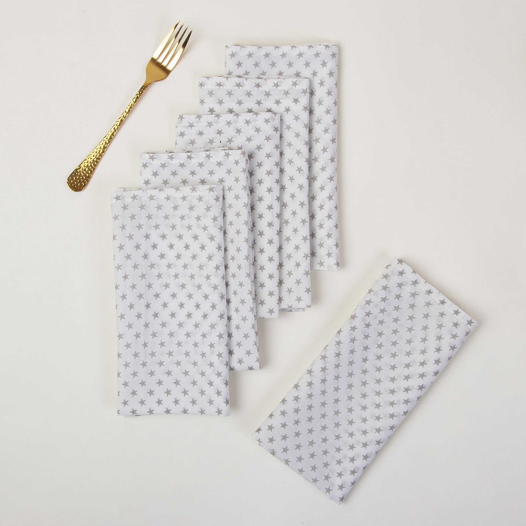 Hand Block Printed Cotton Dinner Napkins