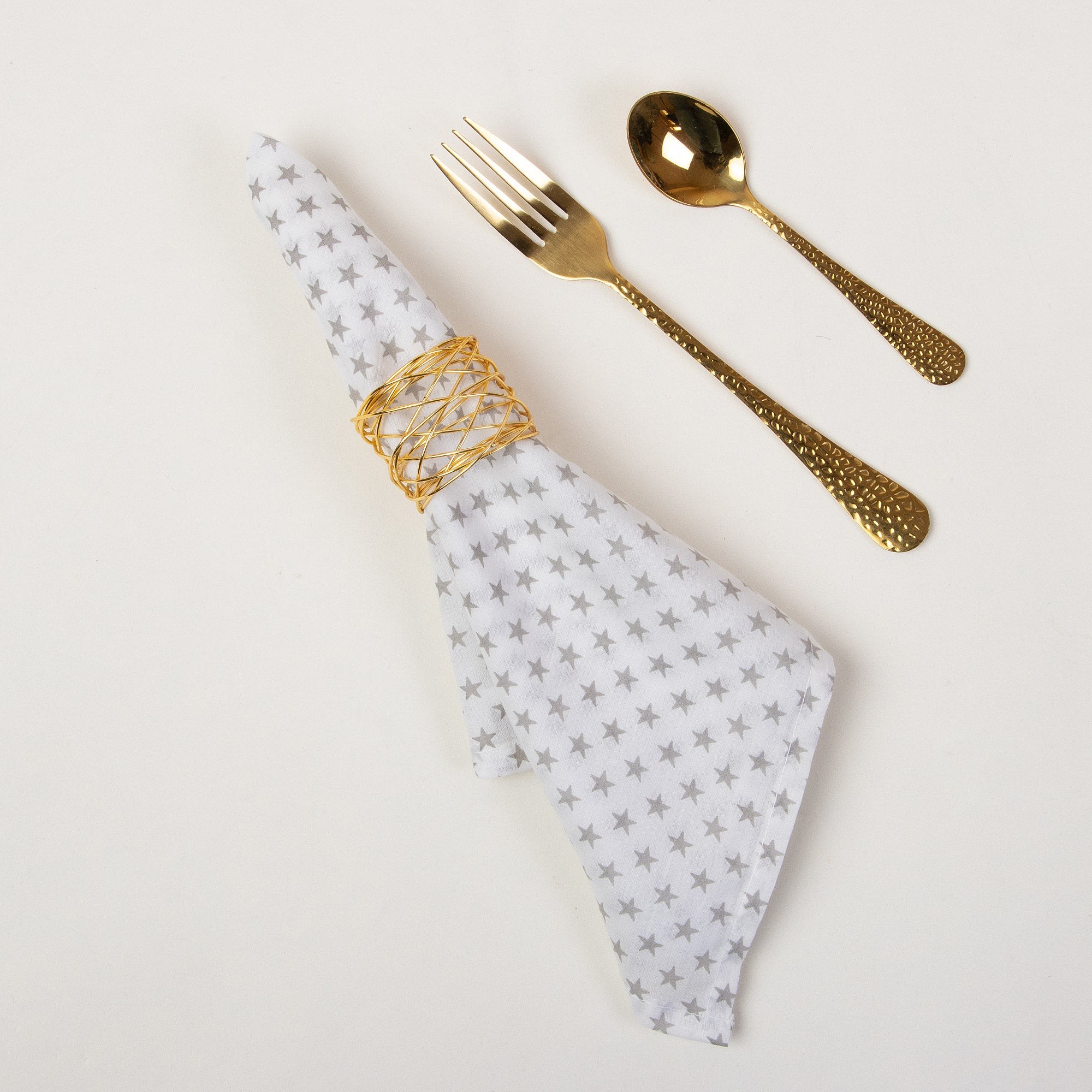 Hand Block Printed Cotton Dinner Napkins