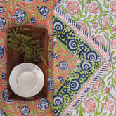 Hand Block Printed Cotton Dohar Quilt Blanket
