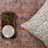 Hand Block Printed Cotton Dohar Quilt Blanket