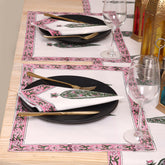 Hand Block Printed Cotton Halloween Table Runner