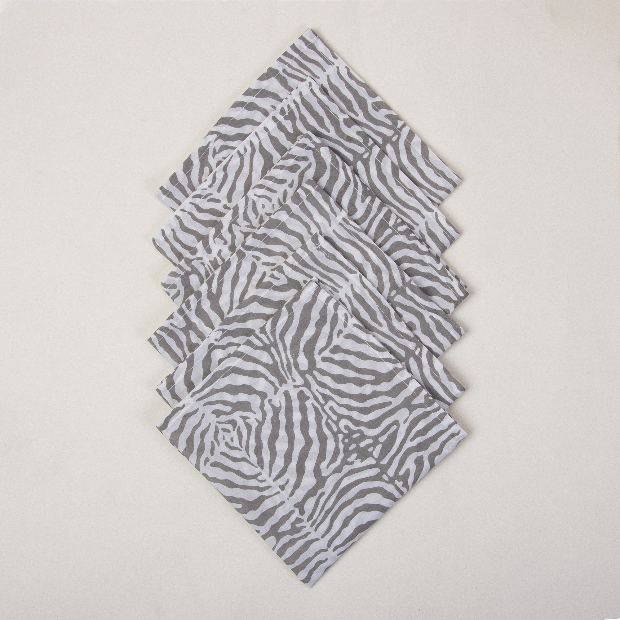 Hand Block Reusable Pure Cotton Dining Table Napkin Cloth