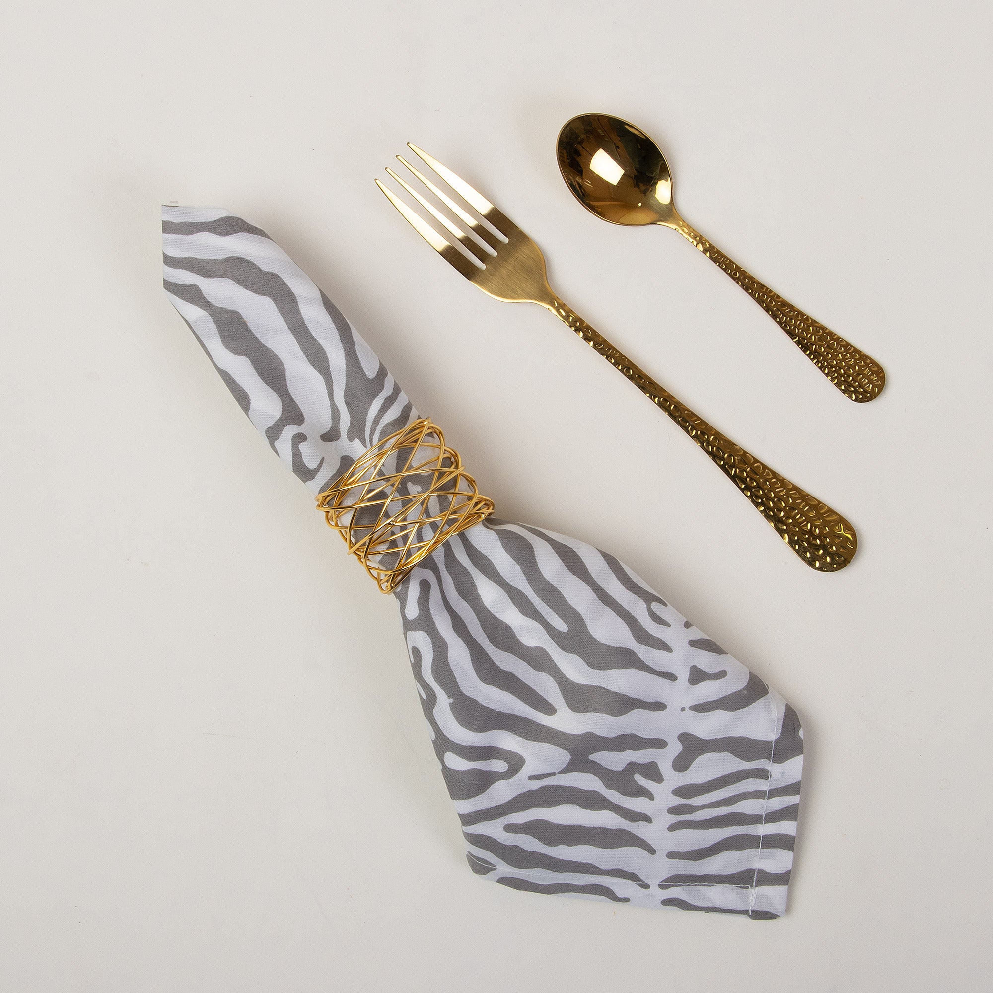 Hand Block Reusable Pure Cotton Dining Table Napkin Cloth