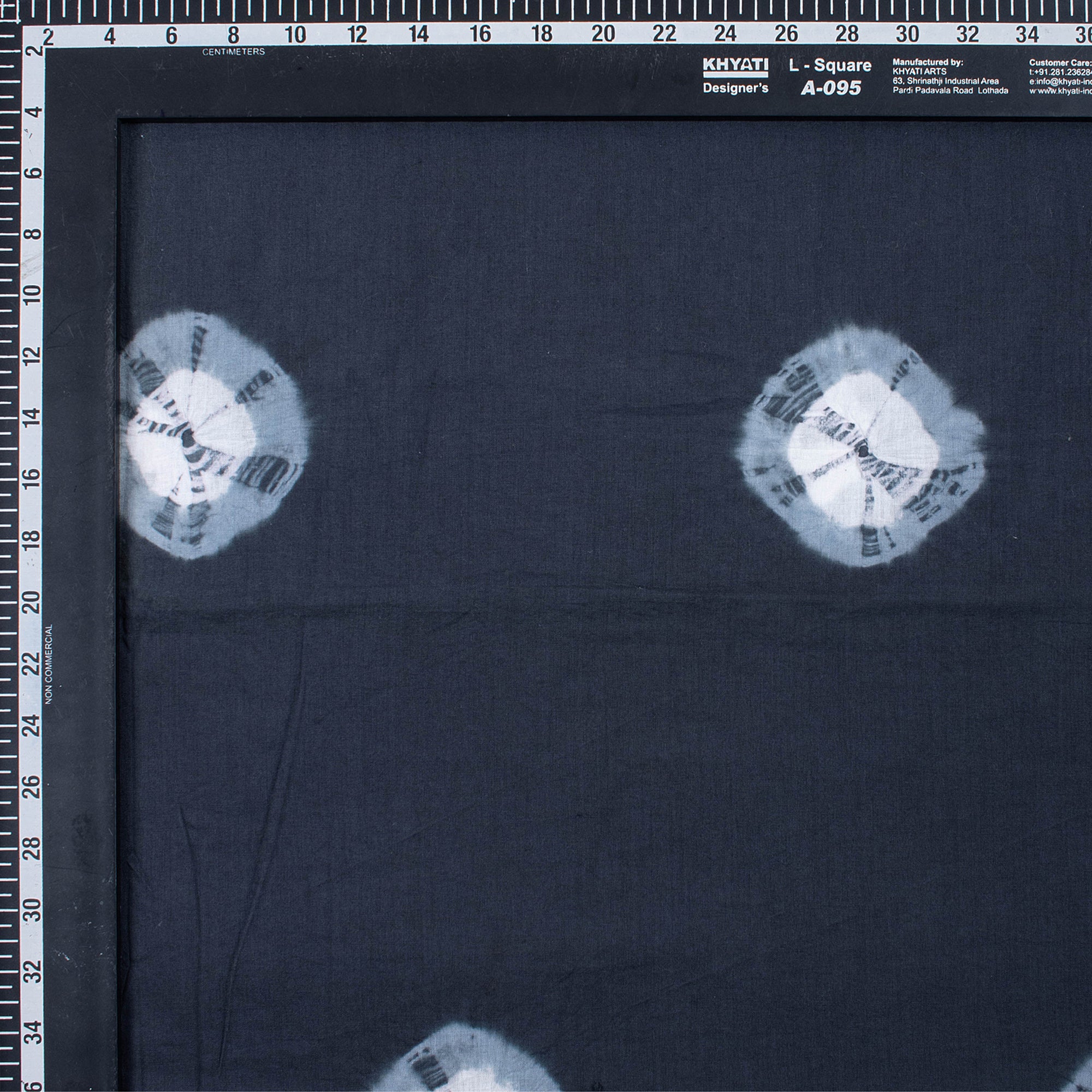 Hand Dye Cotton Polka Dots Tie Dye Shibori Fabric