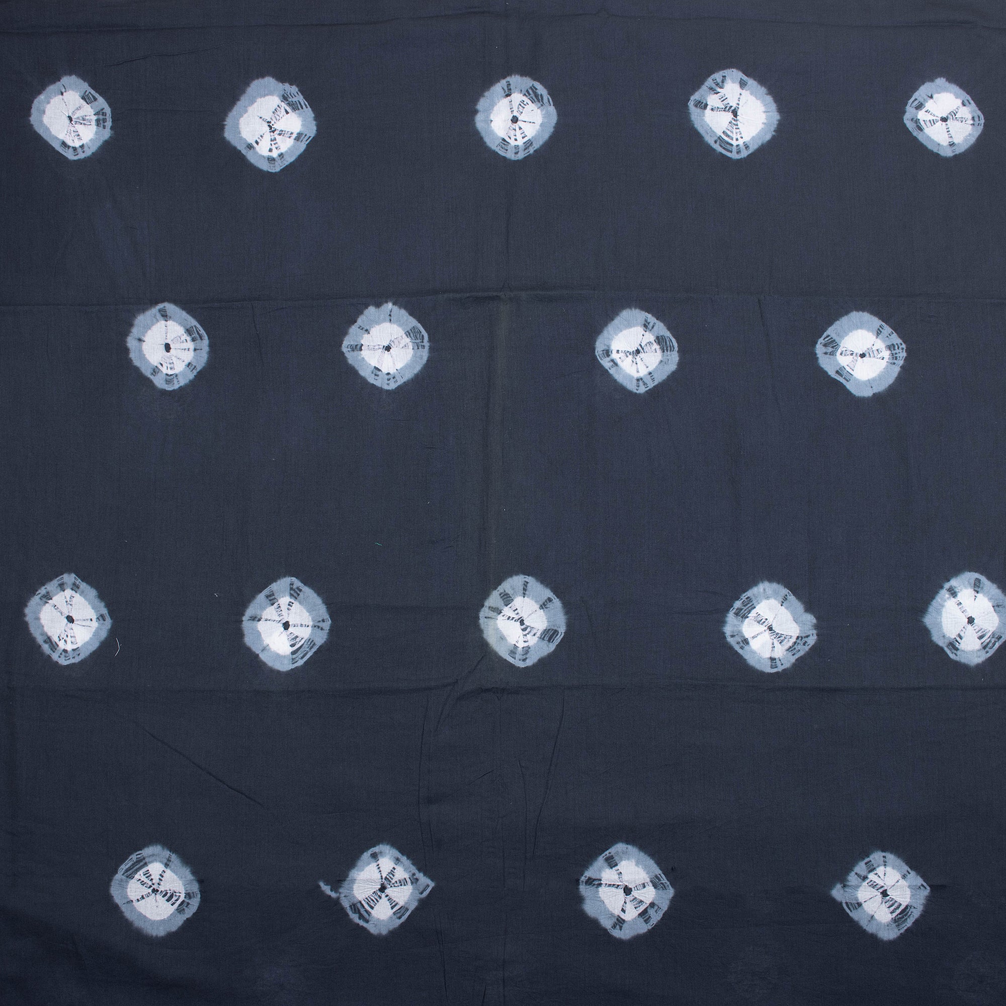 Hand Dye Cotton Polka Dots Tie Dye Shibori Fabric