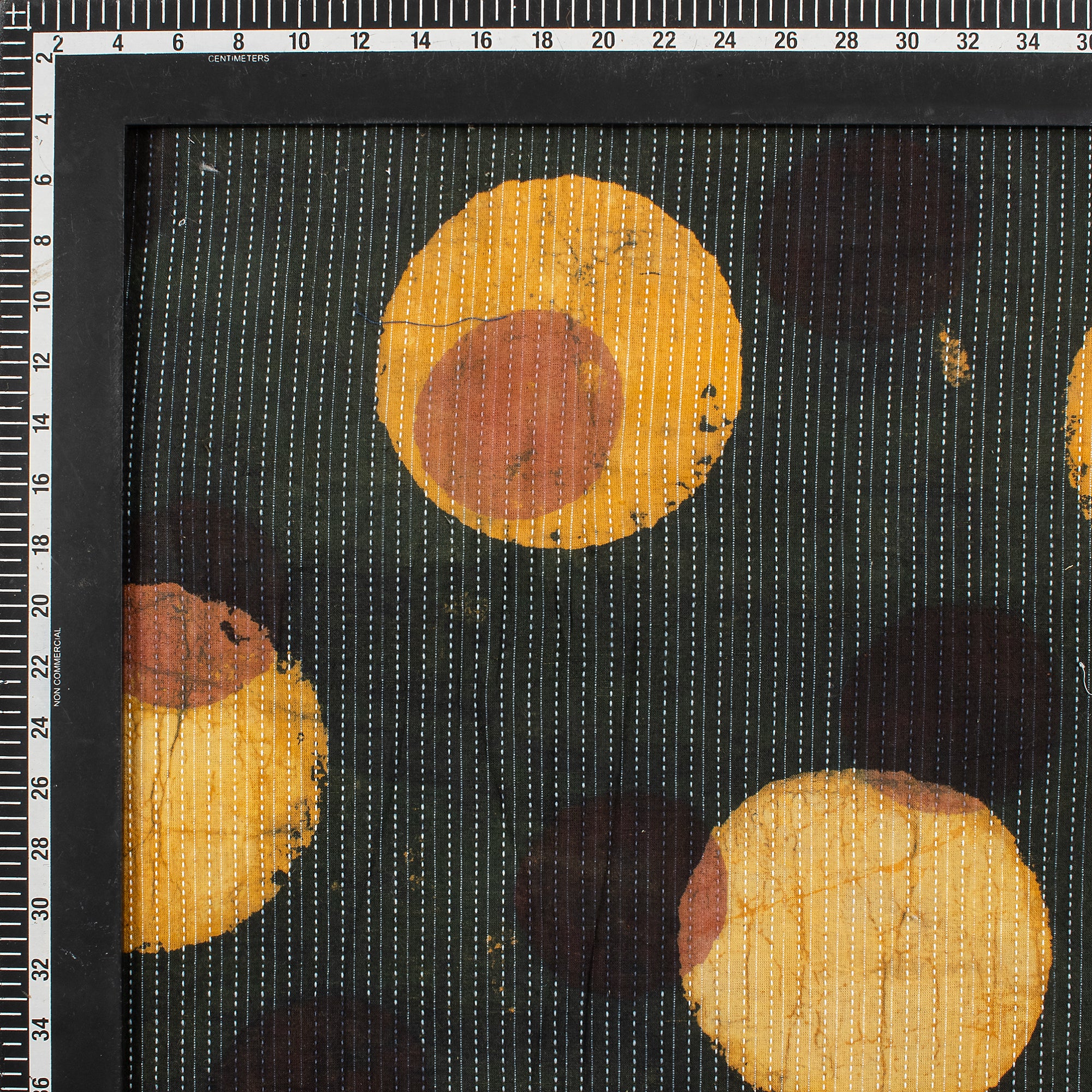 Hand Printed Dabu Organic Cotton Kantha Fabric
