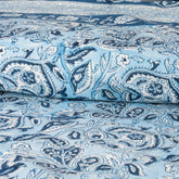 Handmade Blue Floral Dohar AC Blankets
