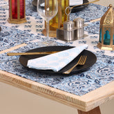 Handmade Blue Table Runner for Farmhouse