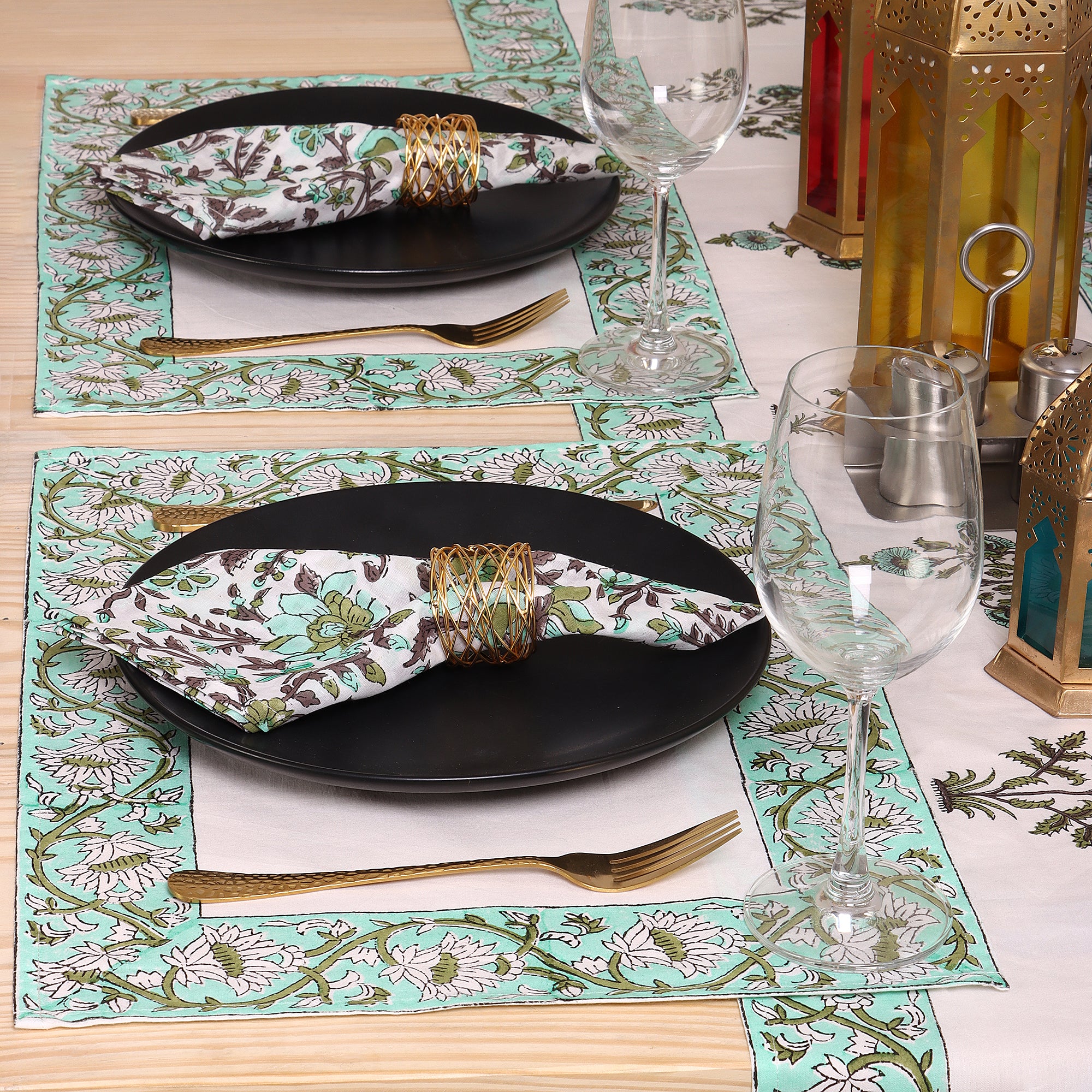 Handmade Cotton Outdoor Table Runner