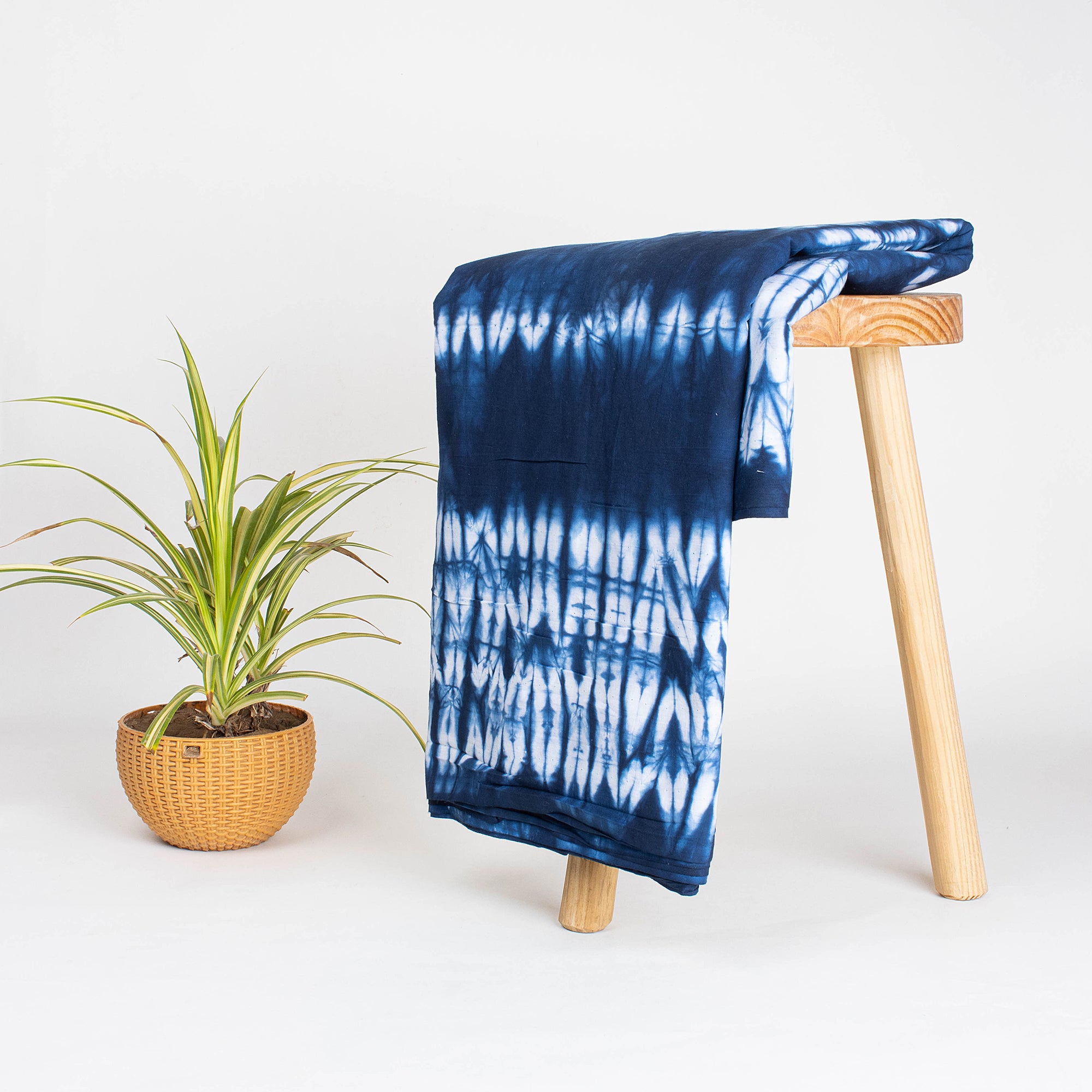 Handmade Cotton Tie Dye Shibori Fabric
