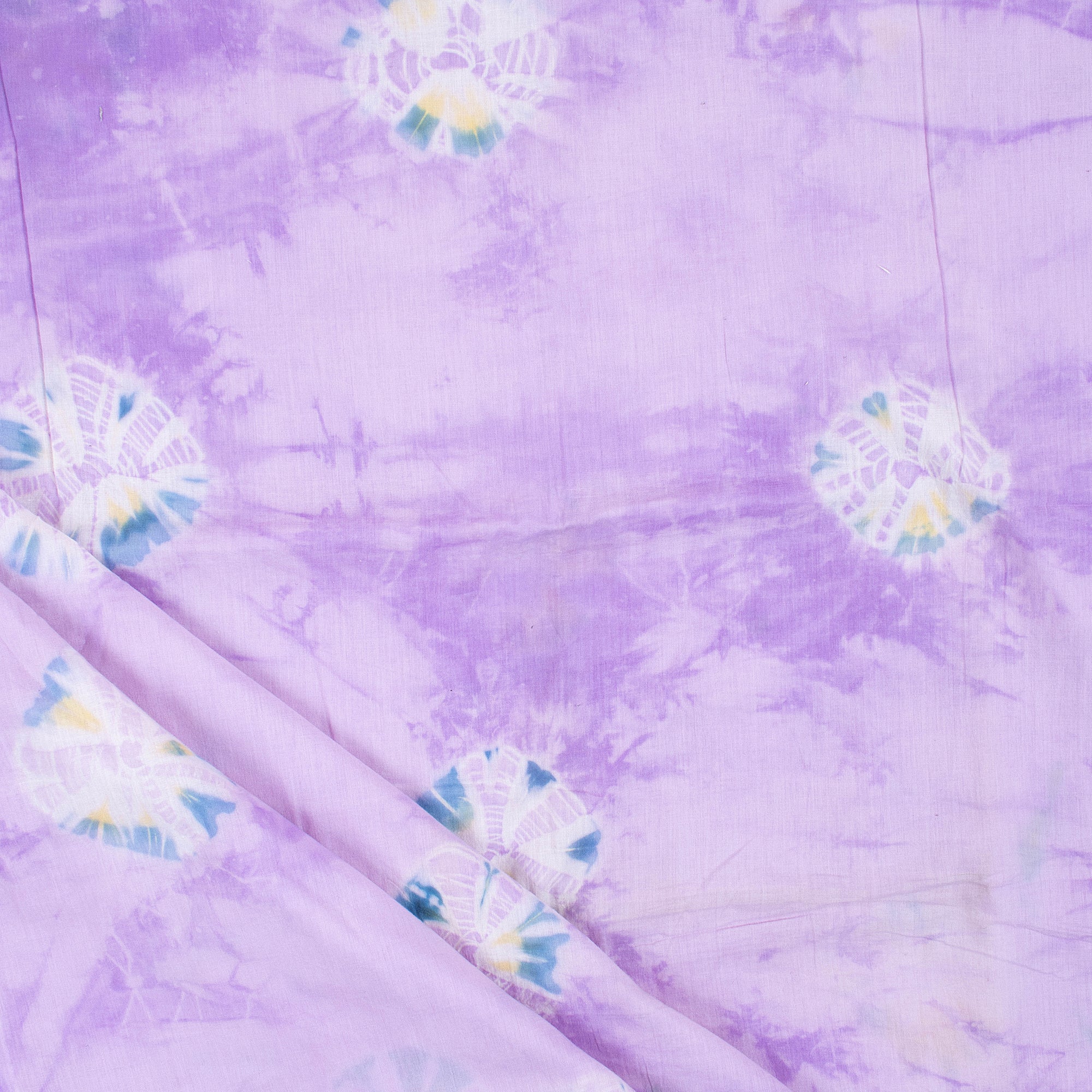 Handmade Indian Cotton Tie Dye Shibori Fabric