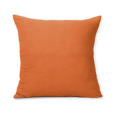 Handmade Orange Cotton Waffle Couch Cushion Cover