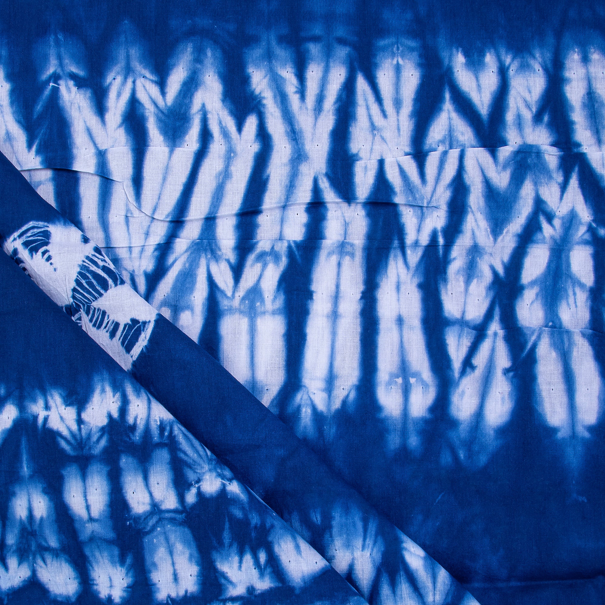 Handmade Organic Cotton Shibori Tie Dye Fabric