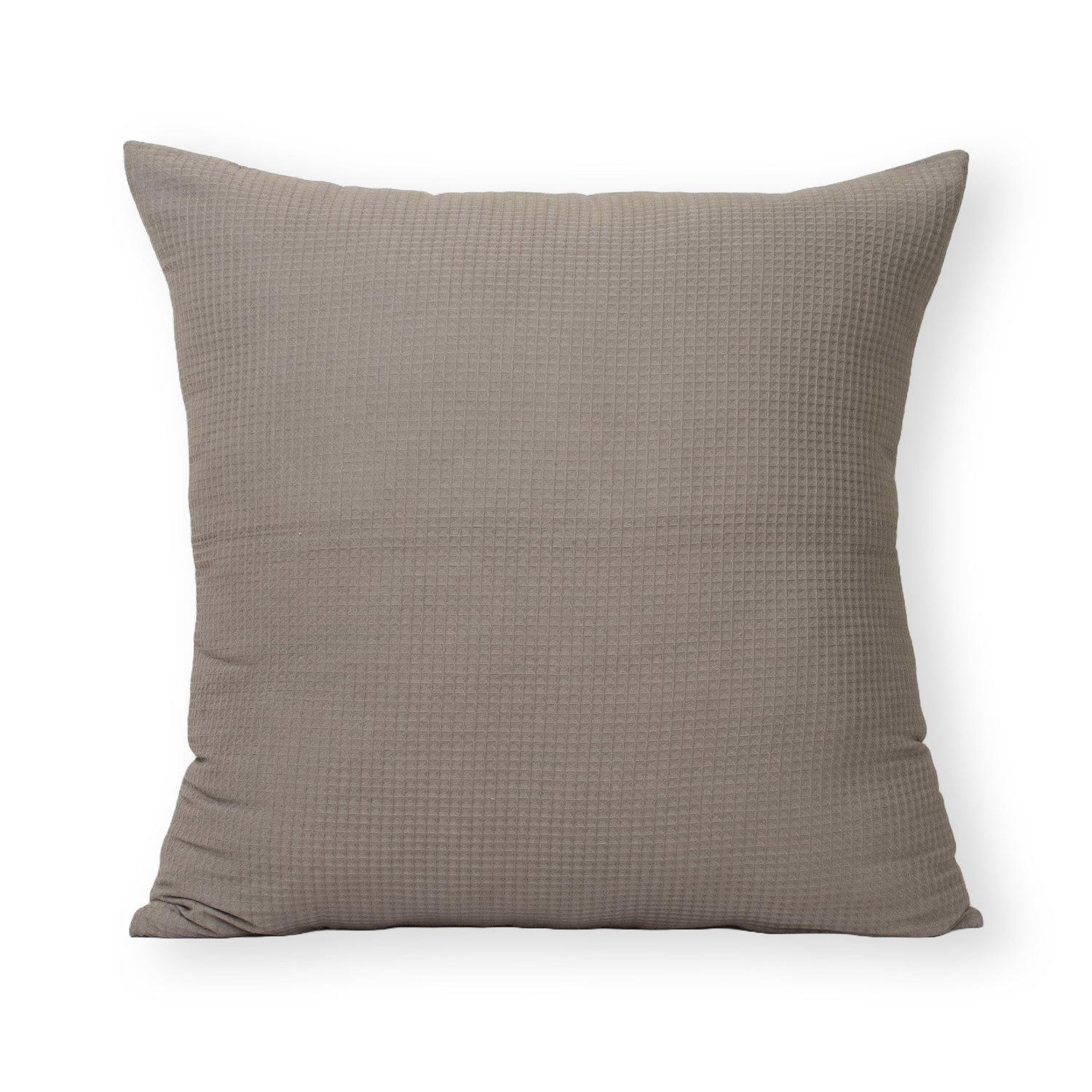 Handmade Sofa Cotton Gray Waffle Cushion Cover Online