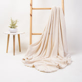 Handmade Soft Cotton Knitted Boho Throw Blanket