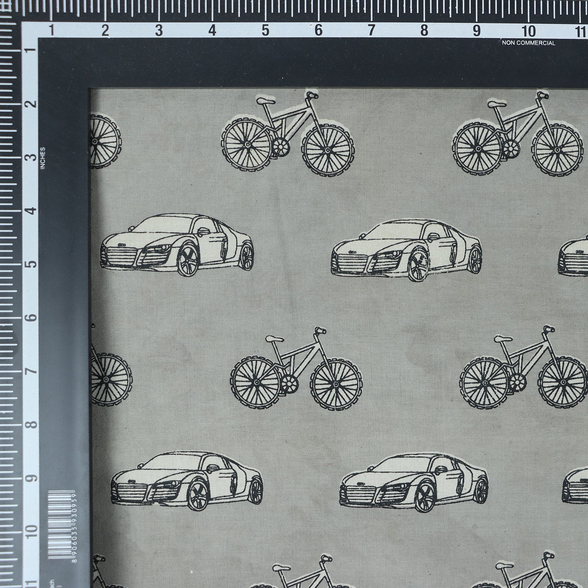 Handmade Vehicle Print Kashish Cotton Fabric