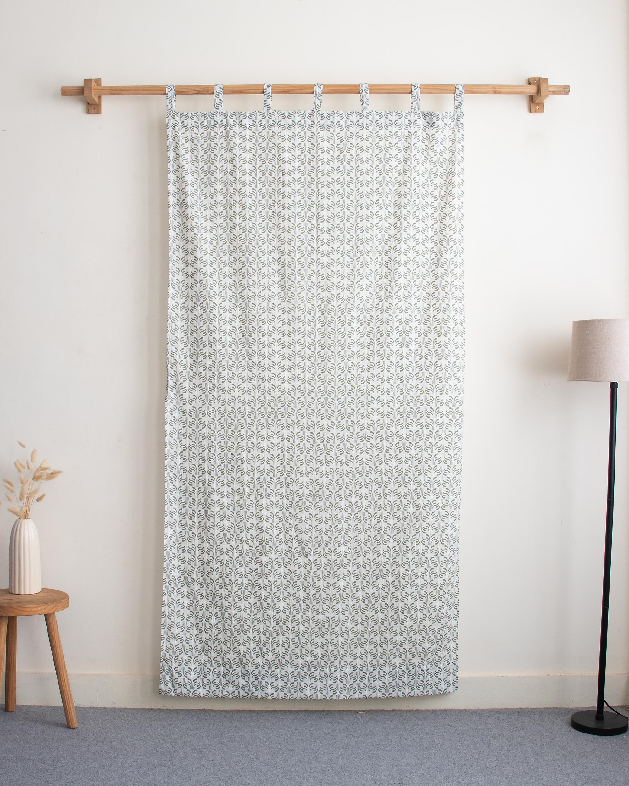 Indian Block Printed Cotton Curtains For Room Decor