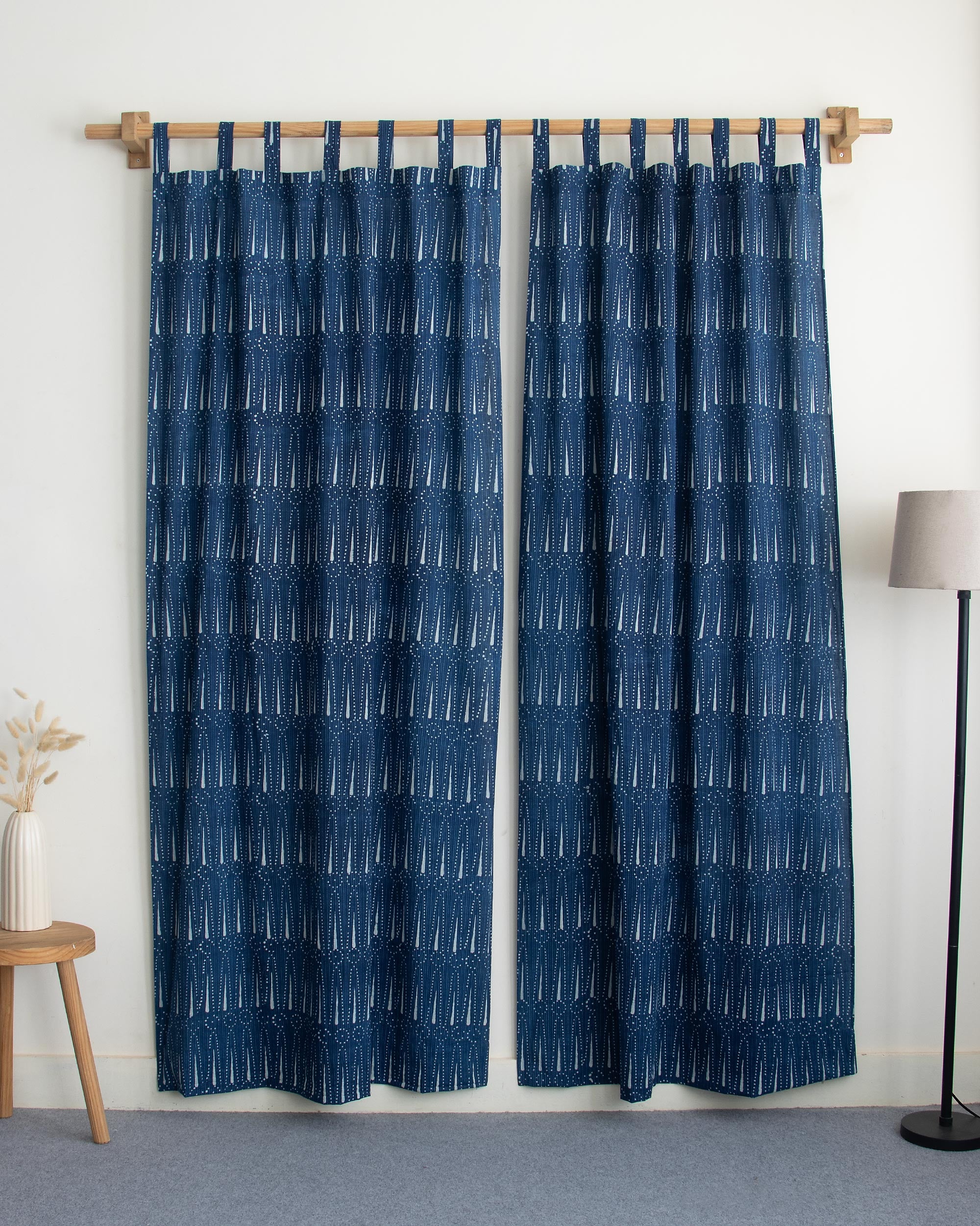 Indian Block Printed Cotton Curtains Online