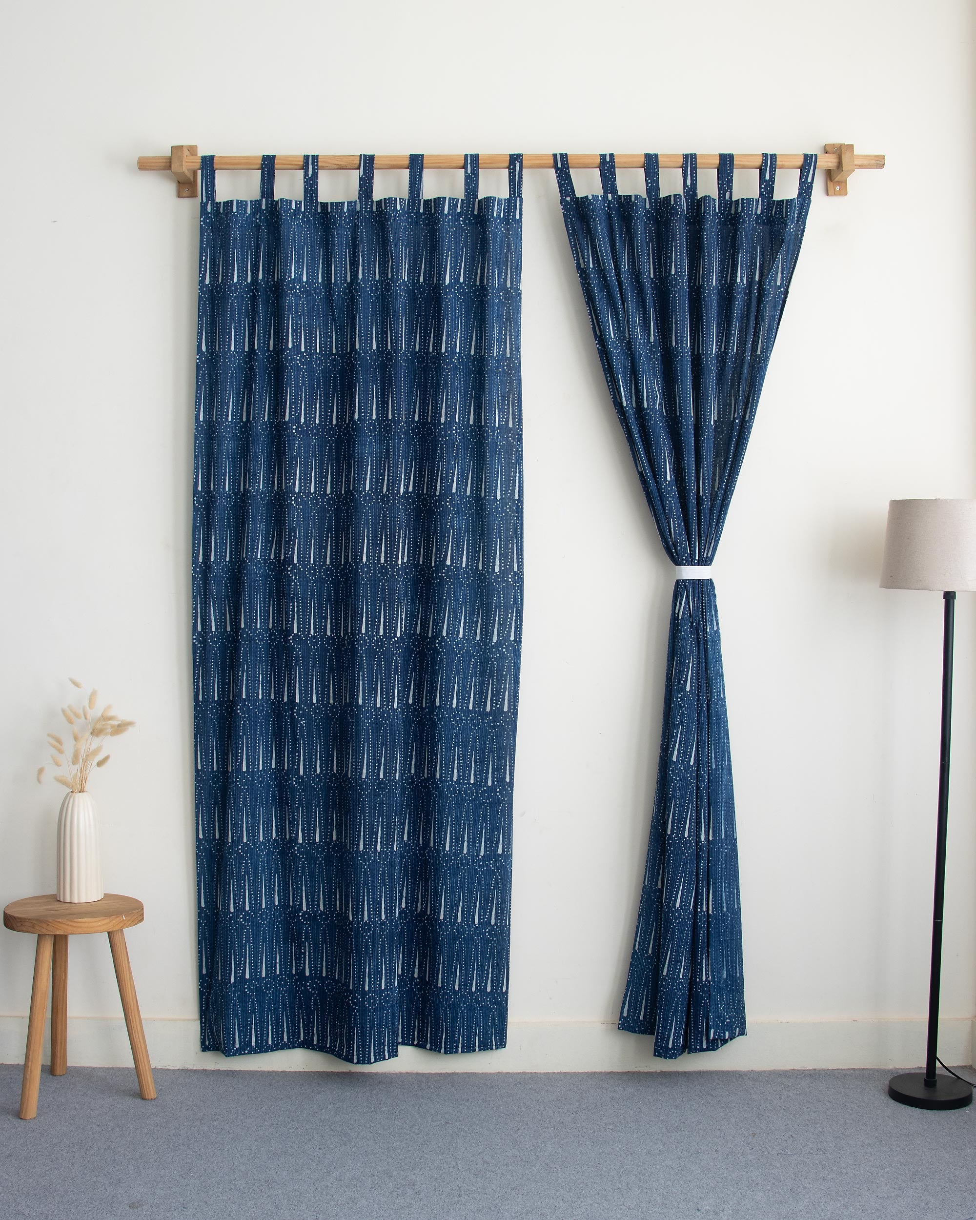 Indian Block Printed Cotton Curtains Online