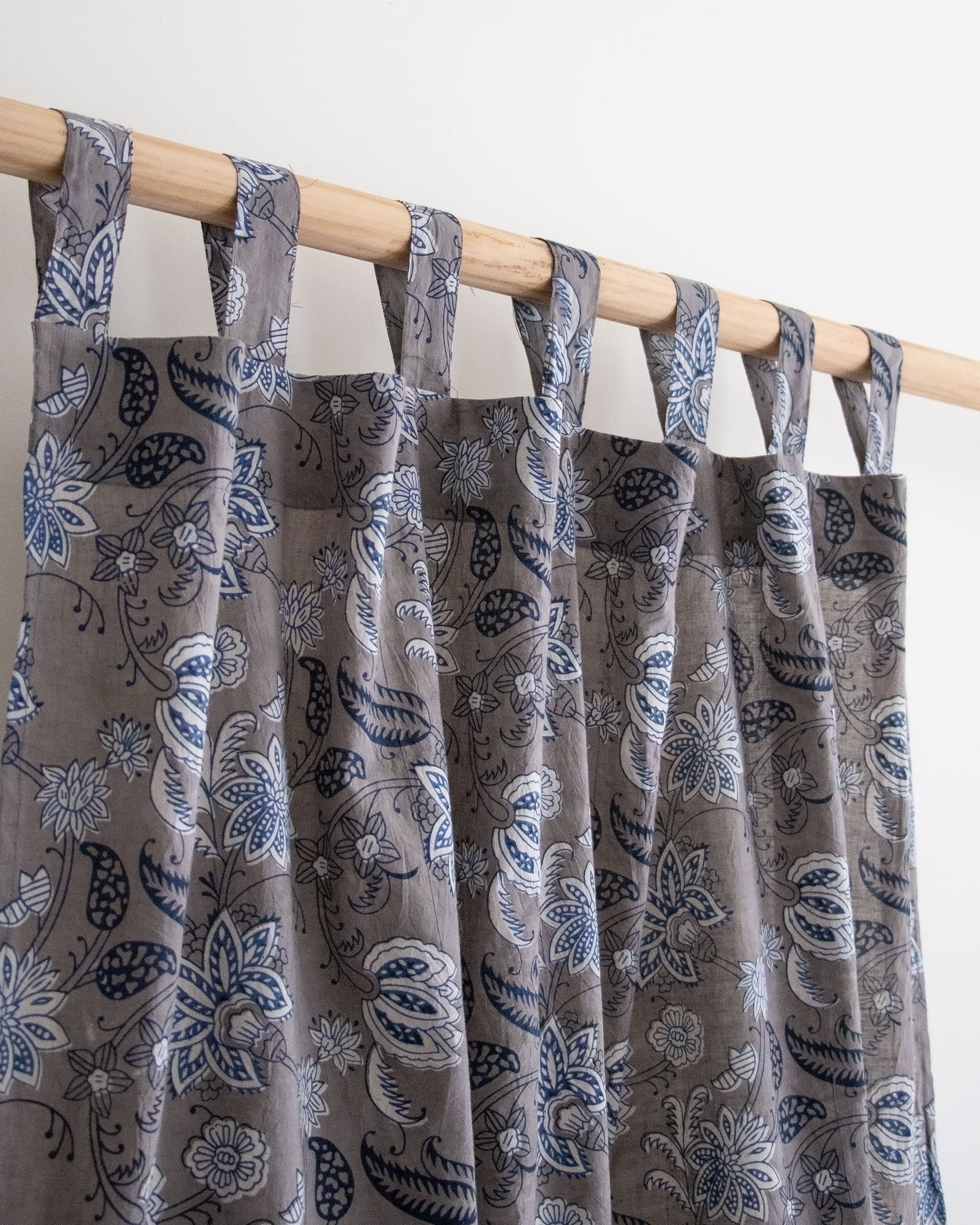 Indian Block Printed Curtains for Bedroom Online
