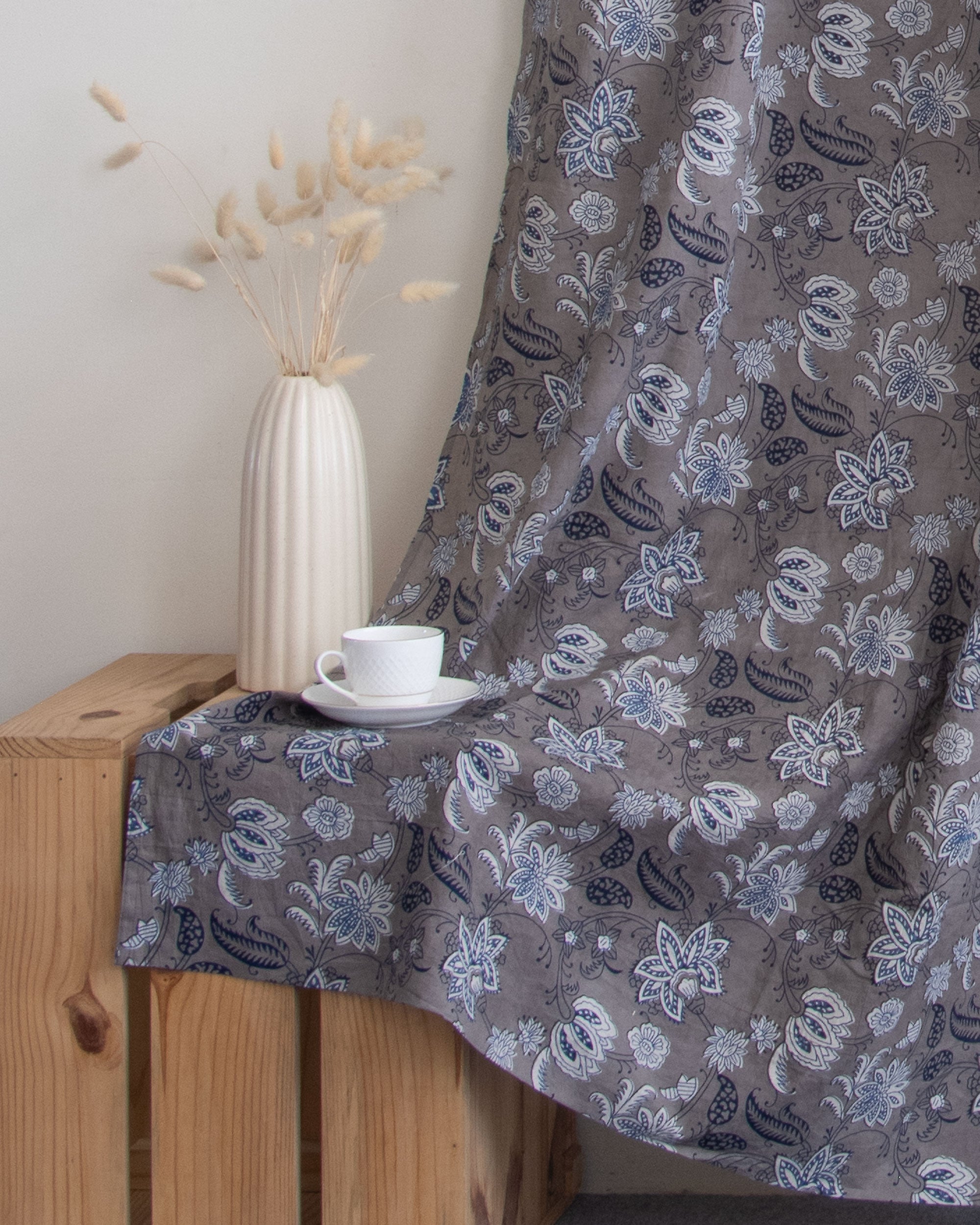 Indian Block Printed Curtains for Bedroom Online