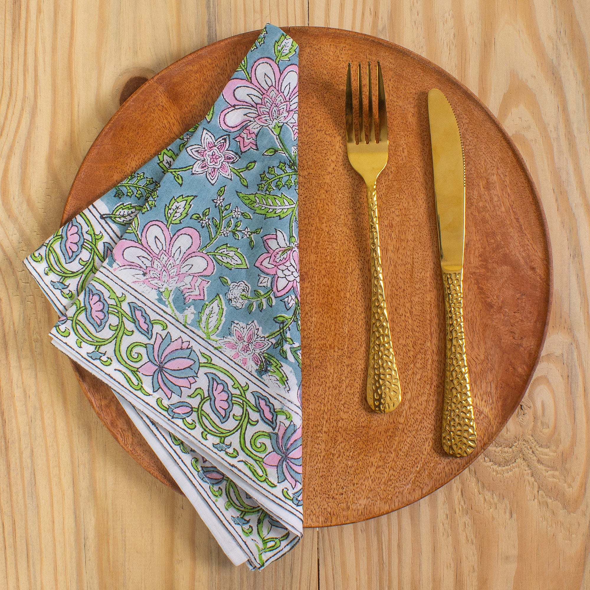 Indian Hand Block Print Table Cloth Covers For Outdoor Parties