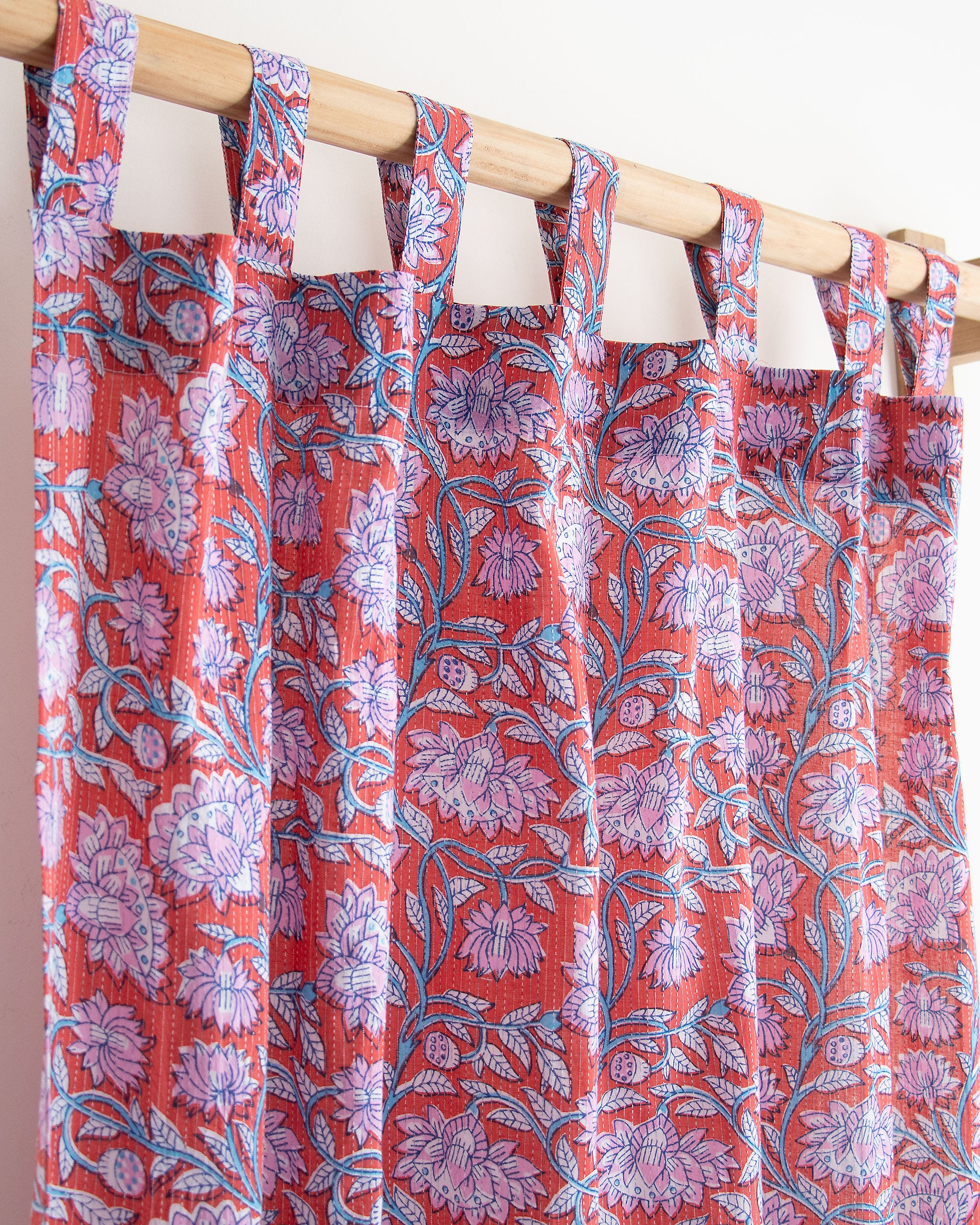 Indian Organic Cotton Block Printed Curtains Online