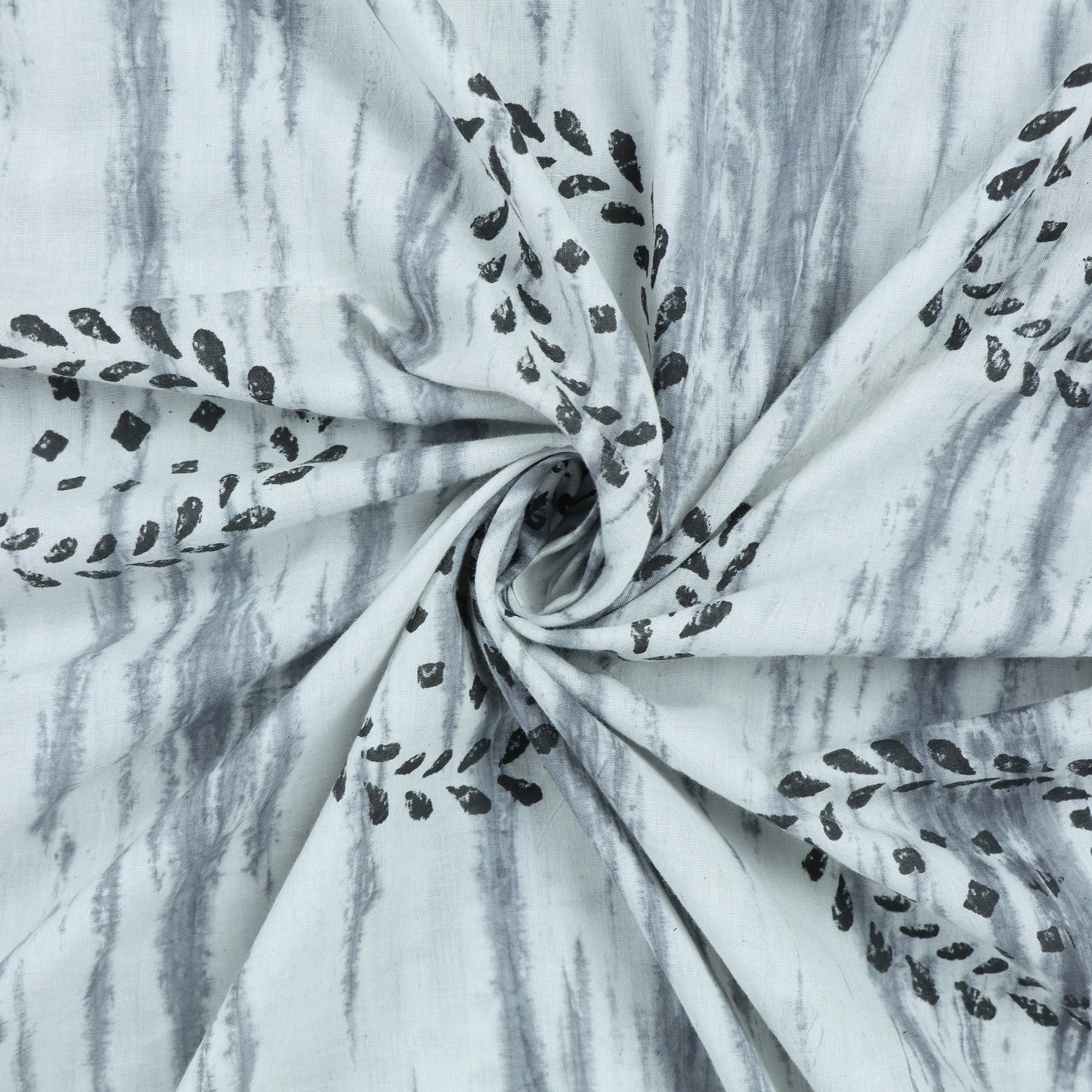 Indian Rangoli Hand Block Print Cotton Kashish Fabric