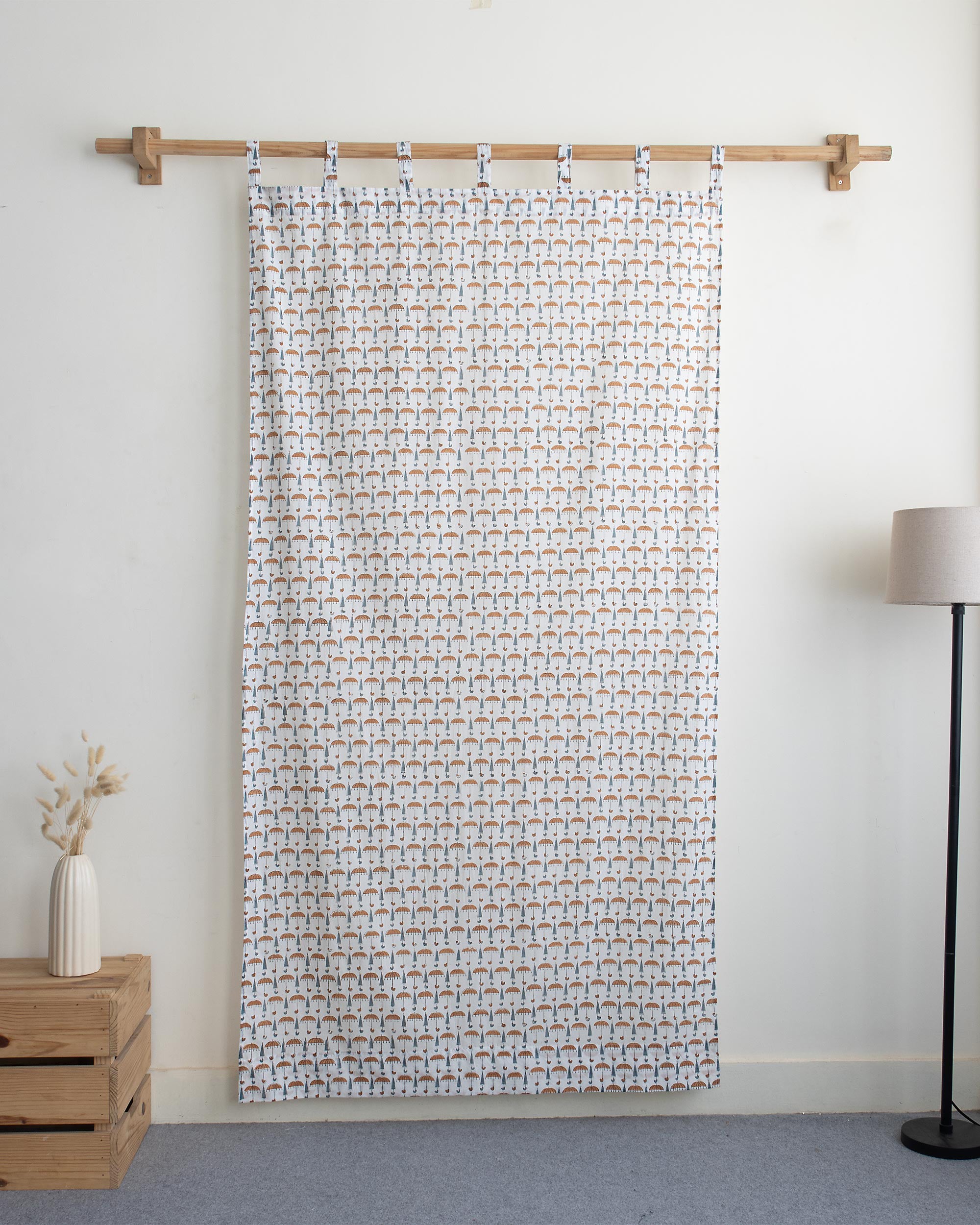 Indian Umbrella Block Printed Premium Quality Curtains