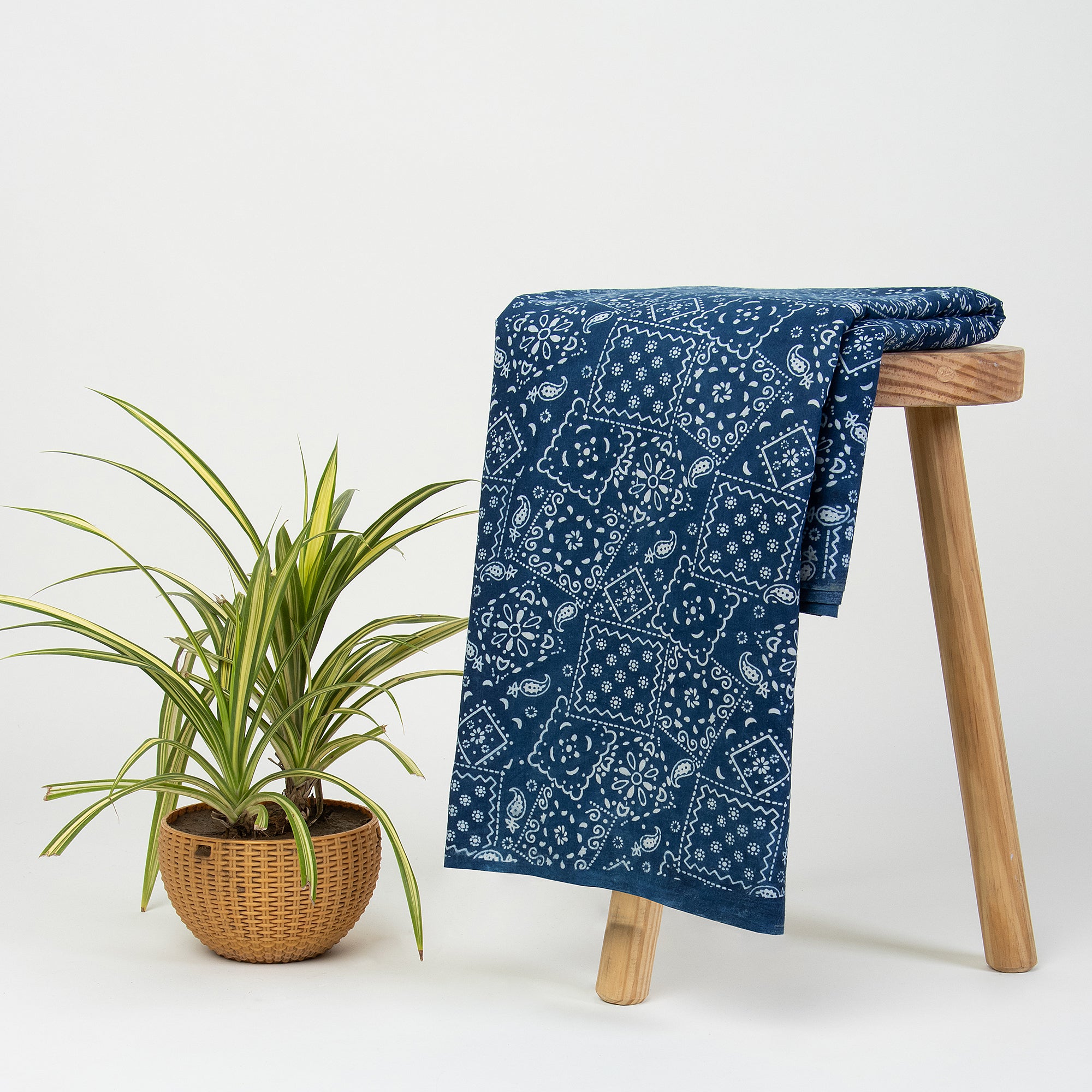 Indigo Affordable Cotton Fabric