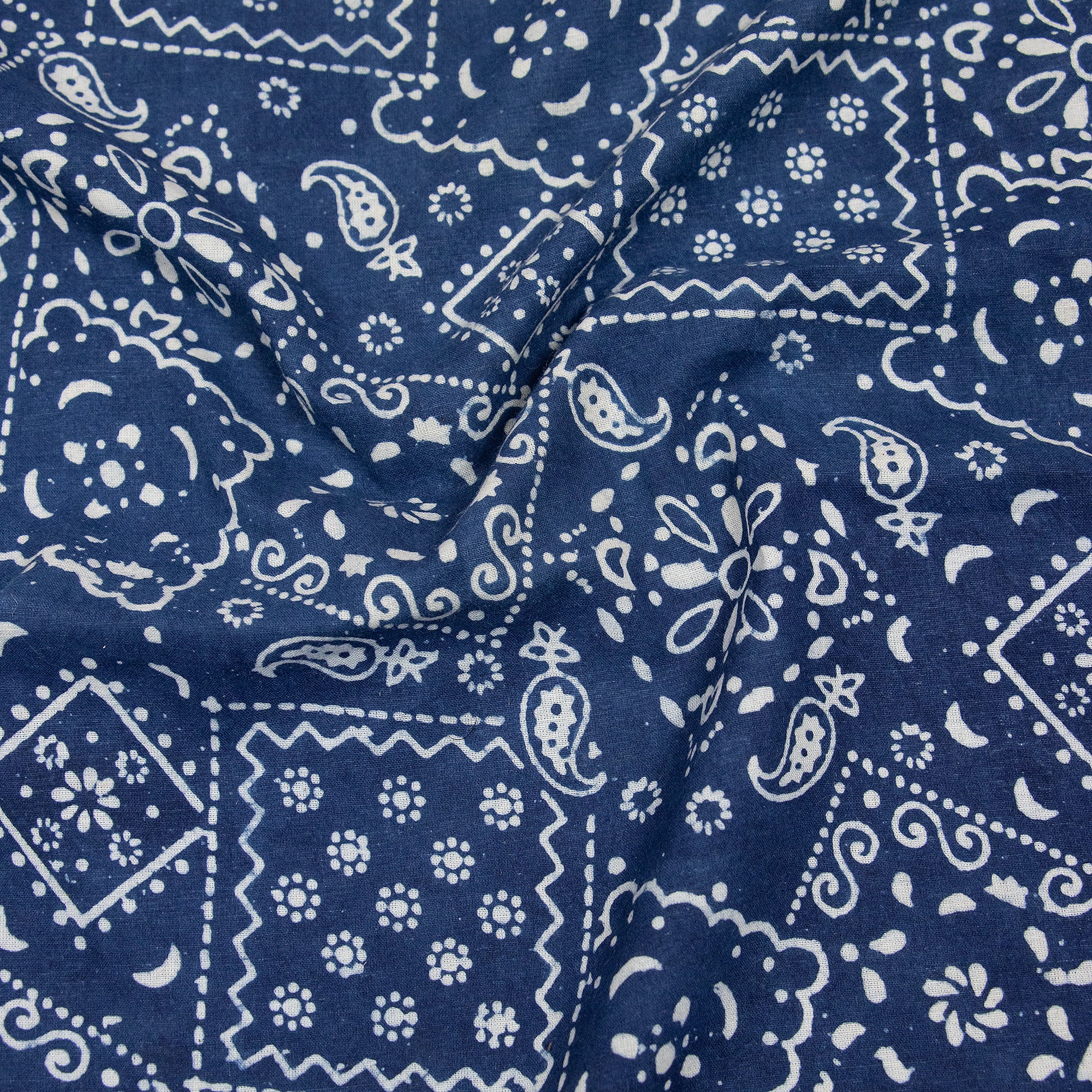 Indigo Affordable Cotton Fabric