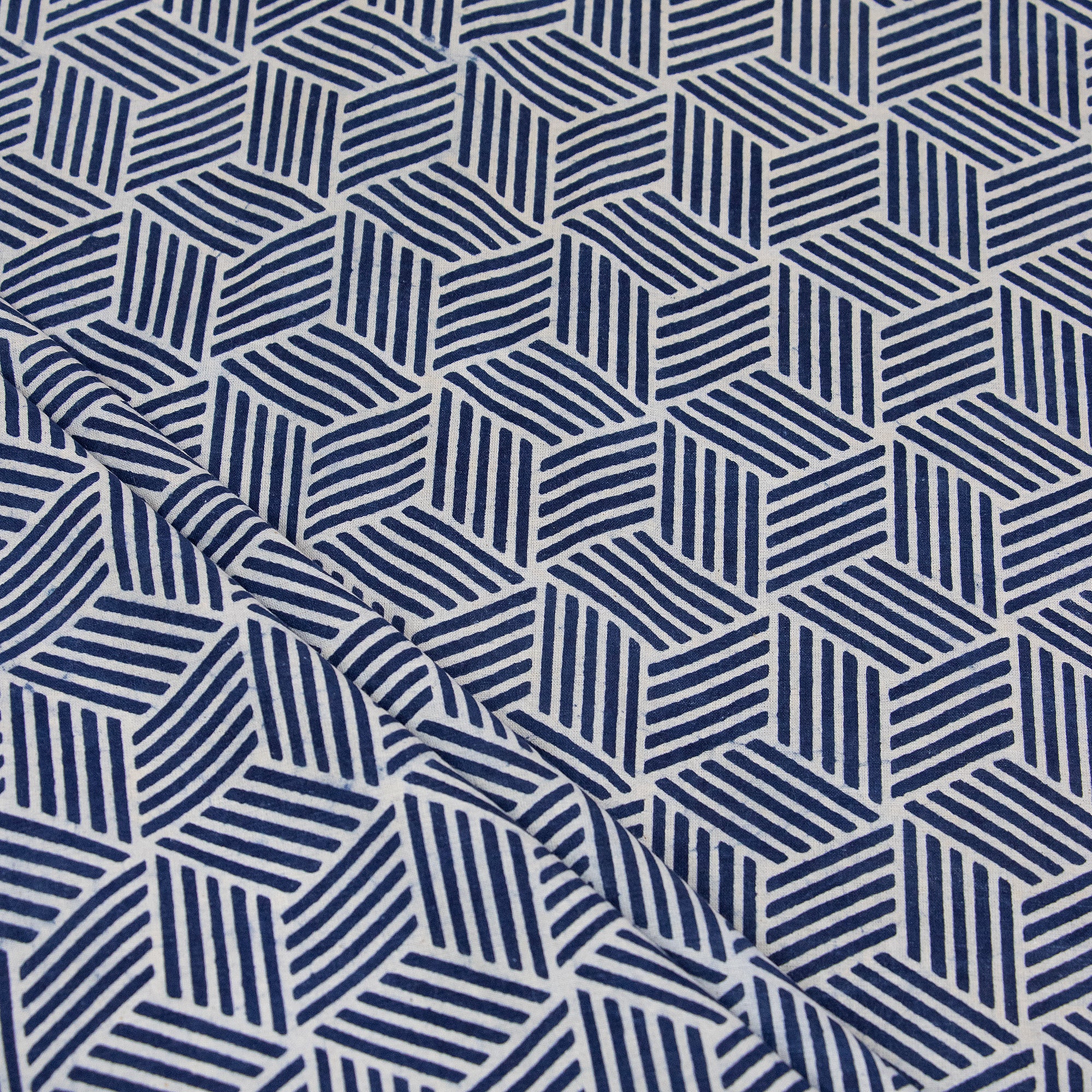 Indigo Blue Cotton Fabric