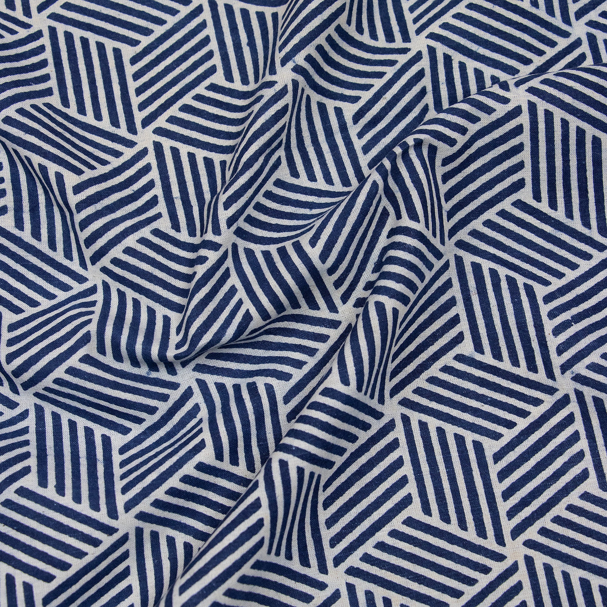 Indigo Blue Cotton Fabric