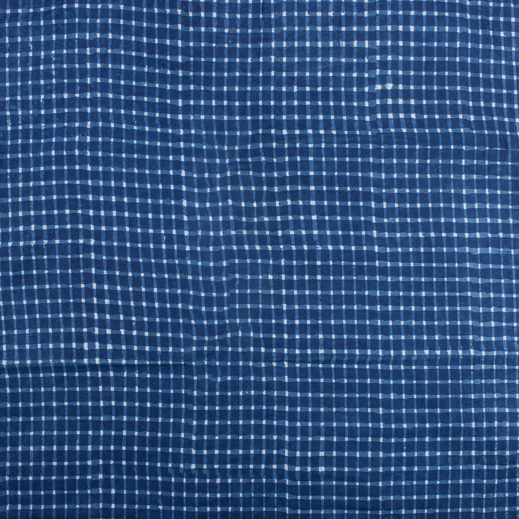 Indigo Blue Cotton Fabric Yard