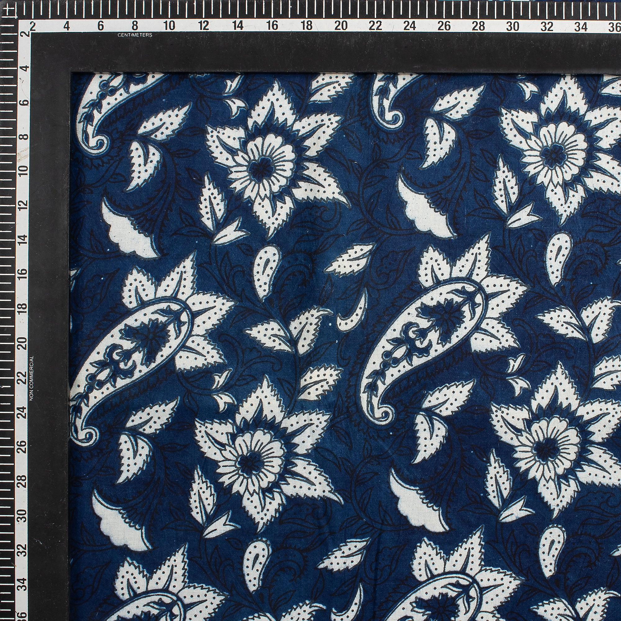 Indigo Blue Paisley Cotton Women&