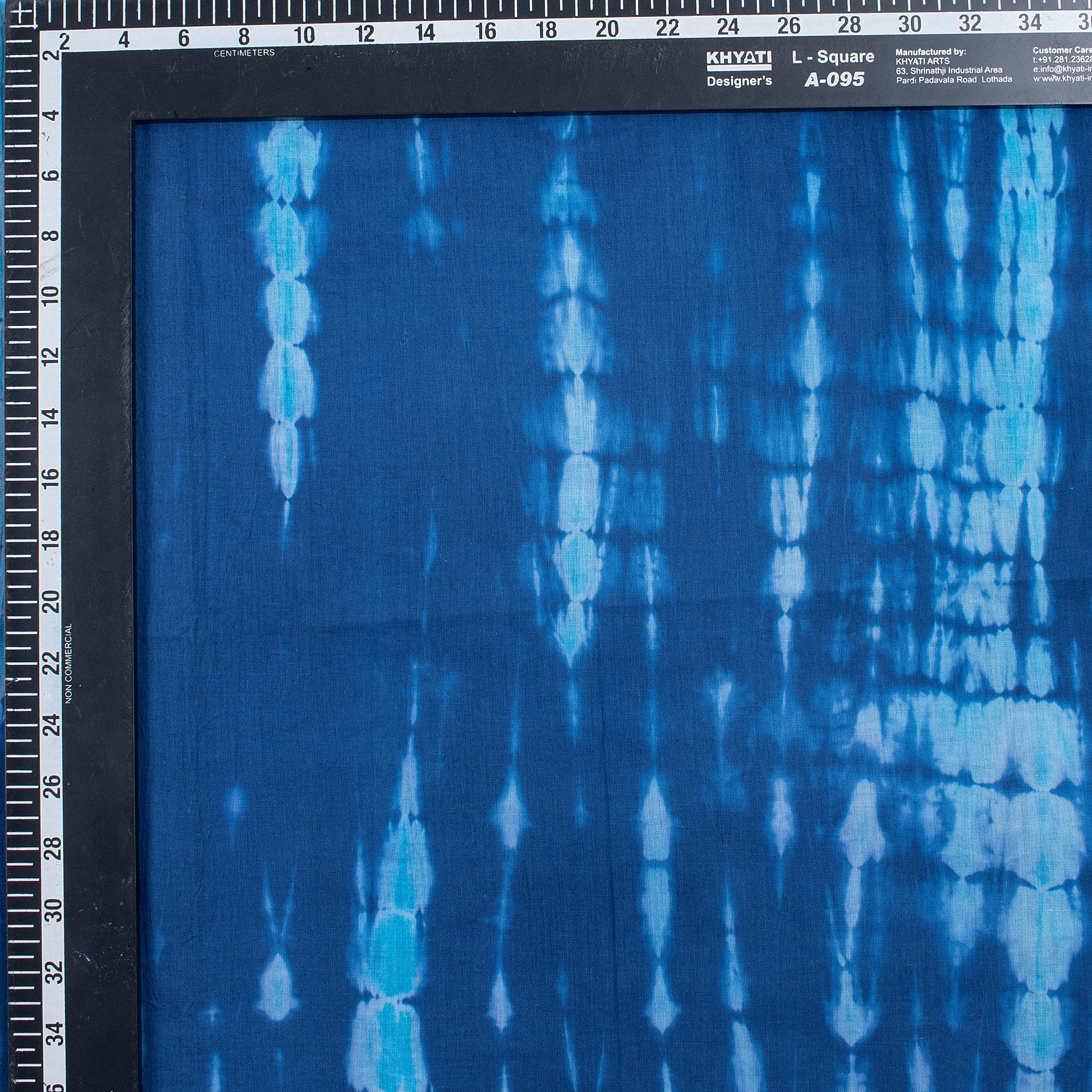 Indigo Blue Tie Dye Shibori Fabric