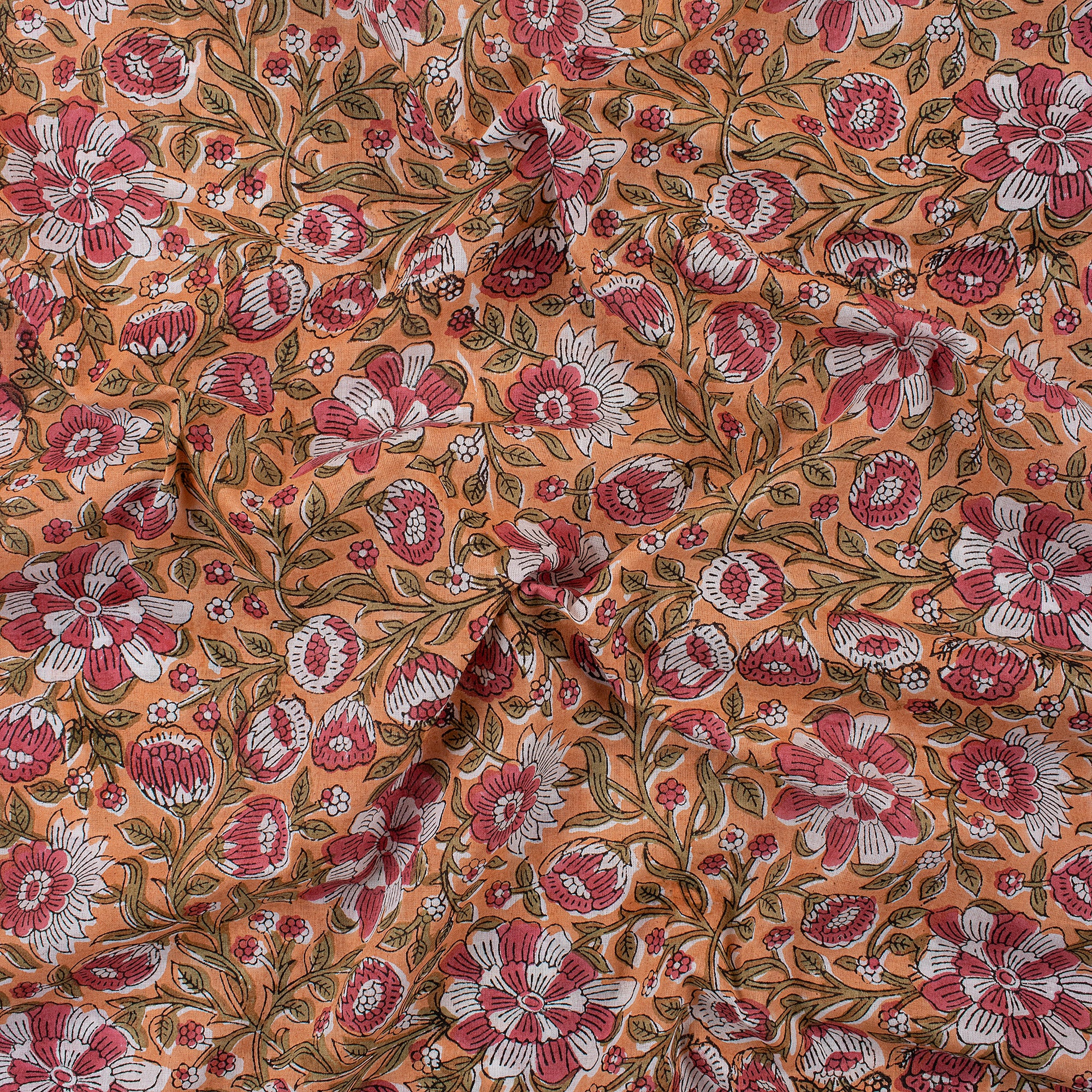 Jaipuri Hand Block Print Fabric Cloth Material