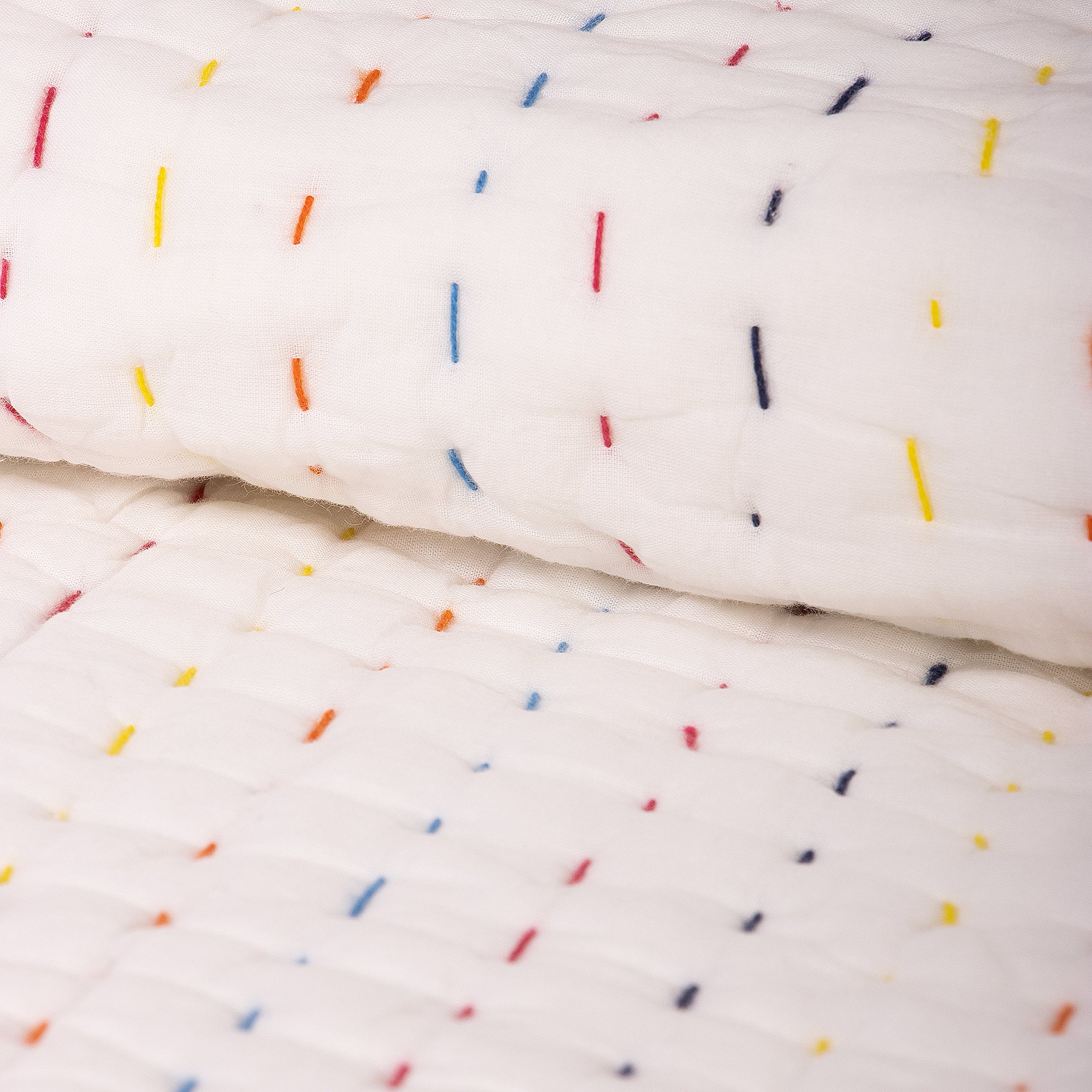 Kantha Qutil Hand Stitched Cotton Blankets