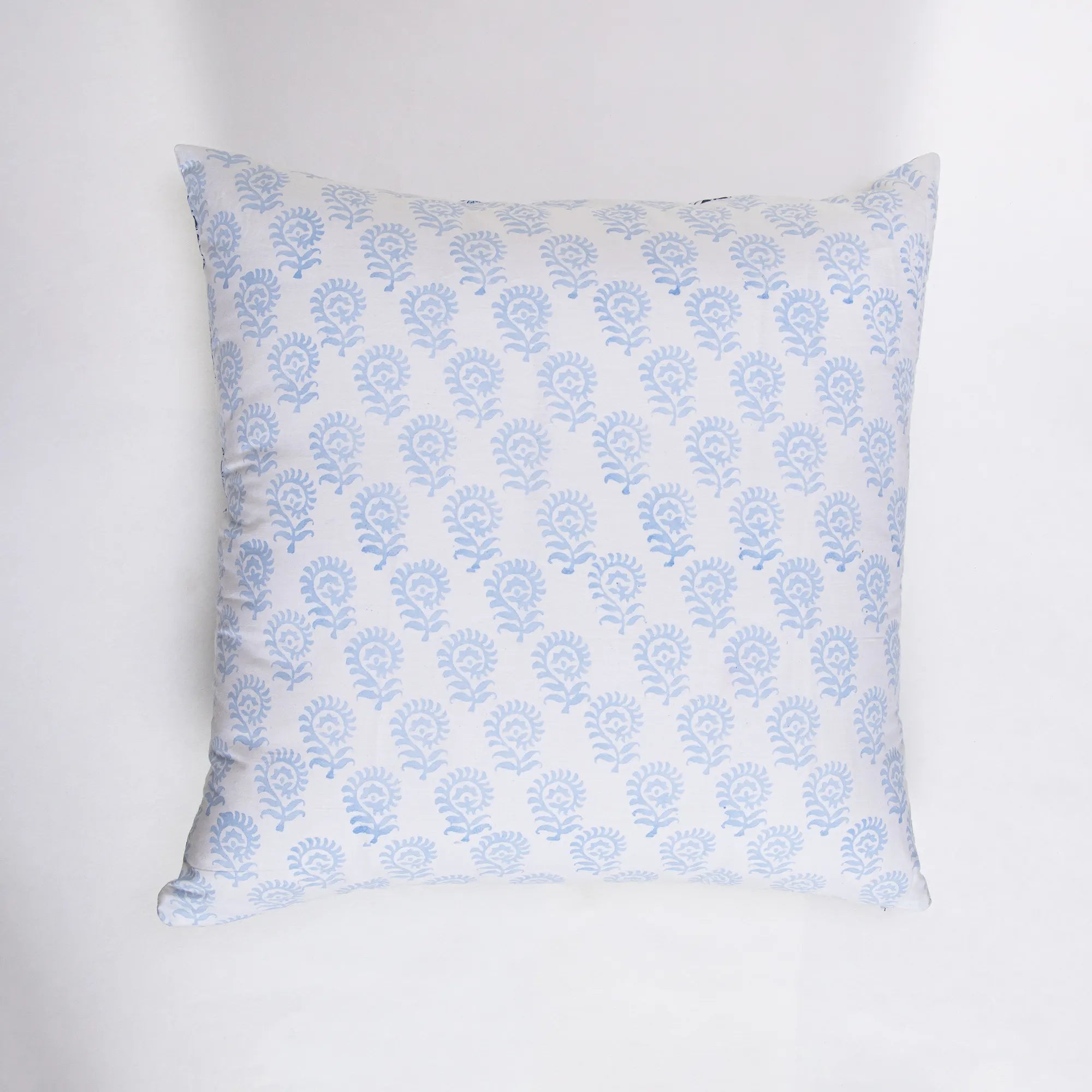 Latest Blue Booti Hand Block Printed Cotton Cushion Covers