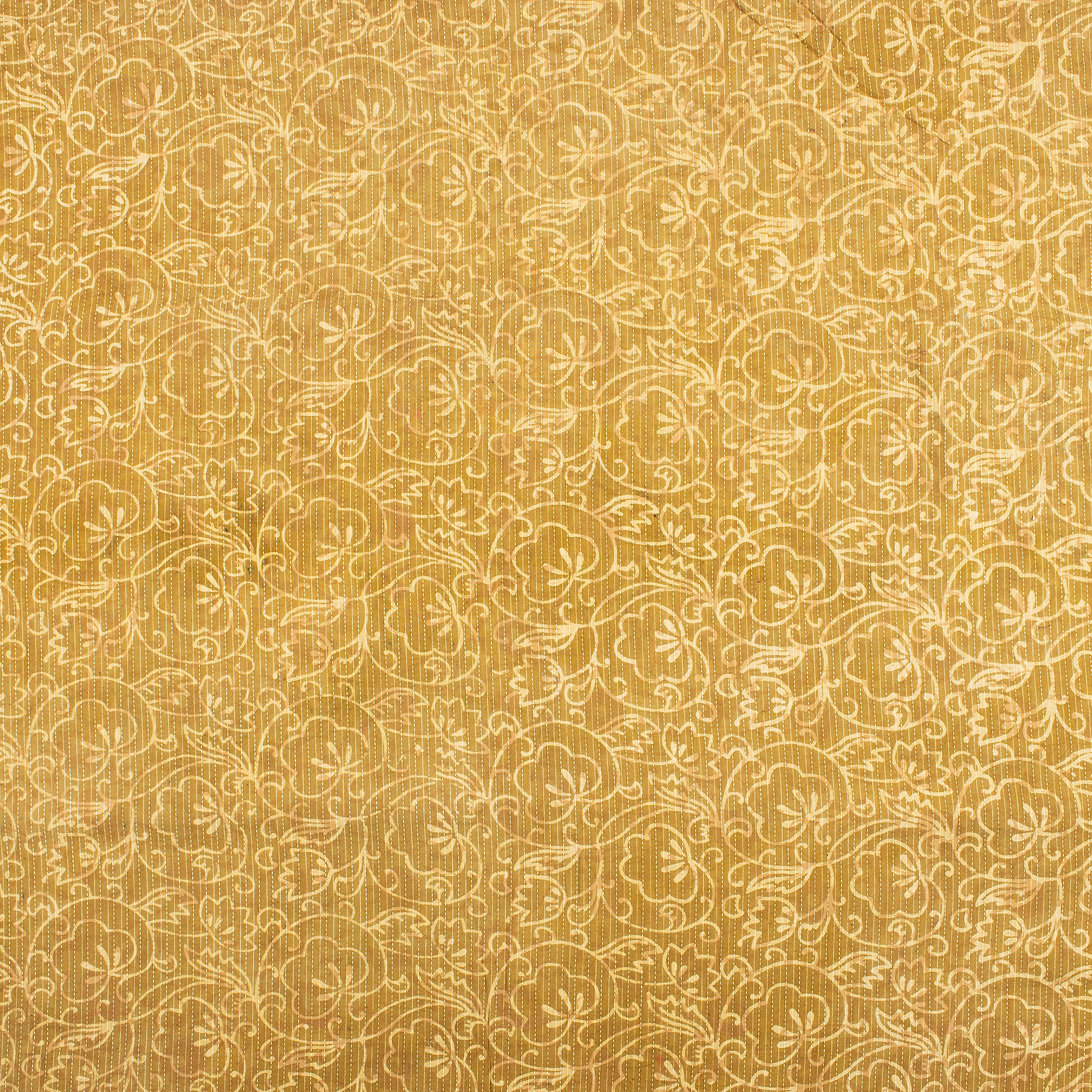Latest Dabu Floral Hand Printed Kantha Fabric