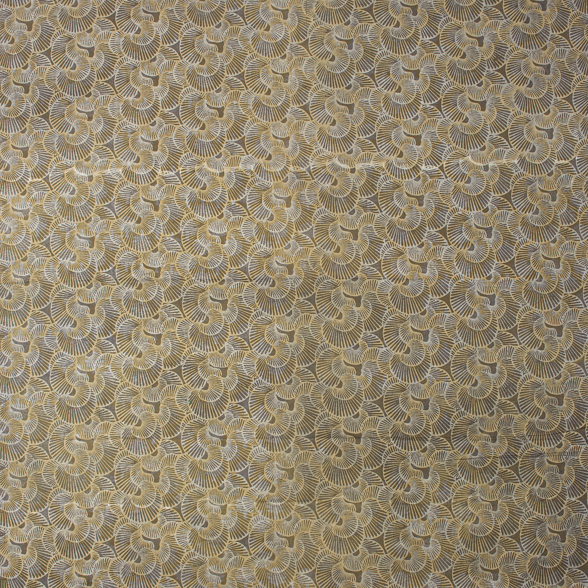 Ligh Weighted Cotton Hand Block Print Dabu Fabric