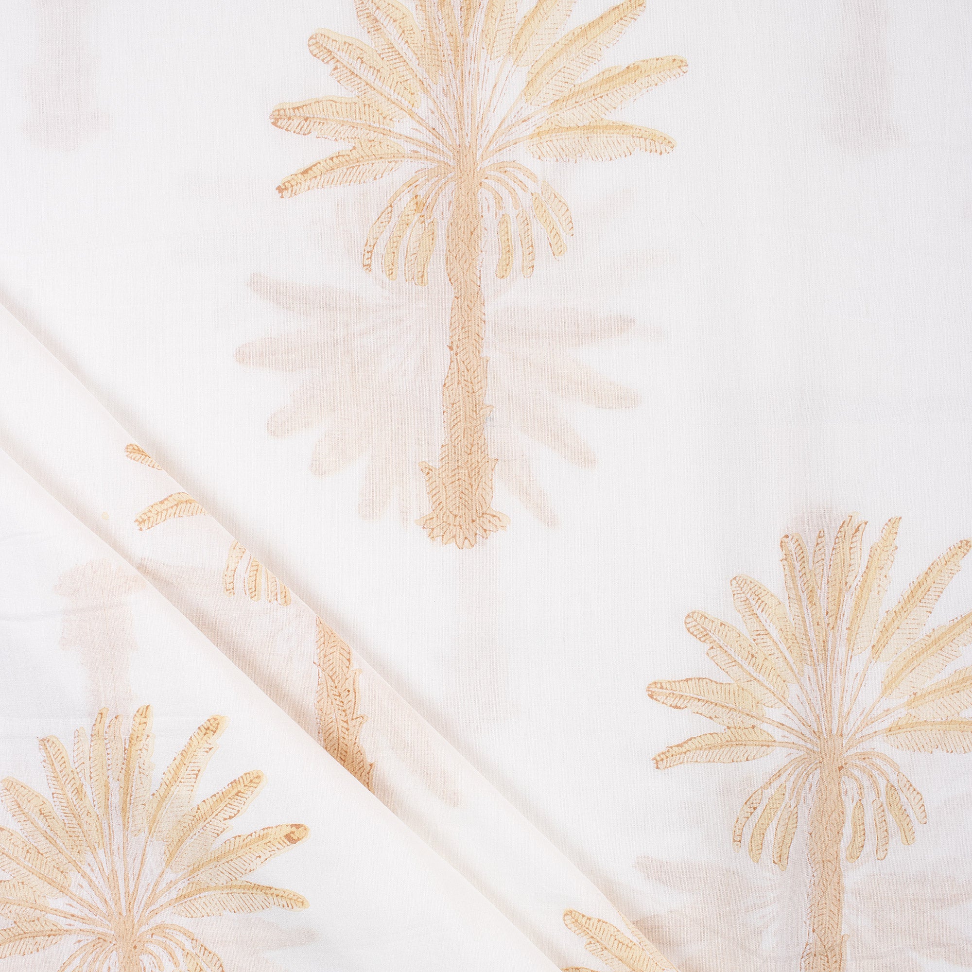 Light Pink Indian Block Print Fabric