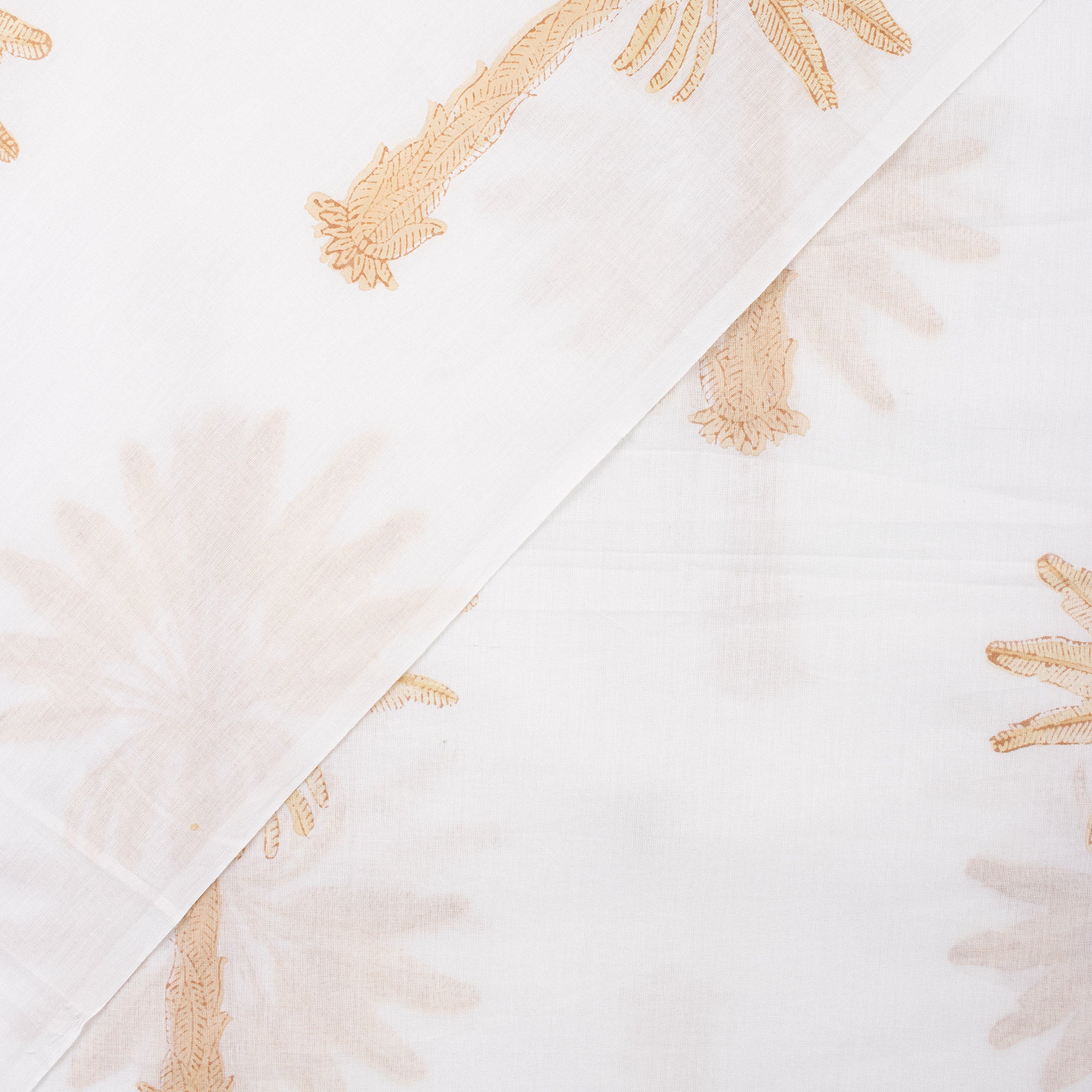 Light Pink Indian Block Print Fabric