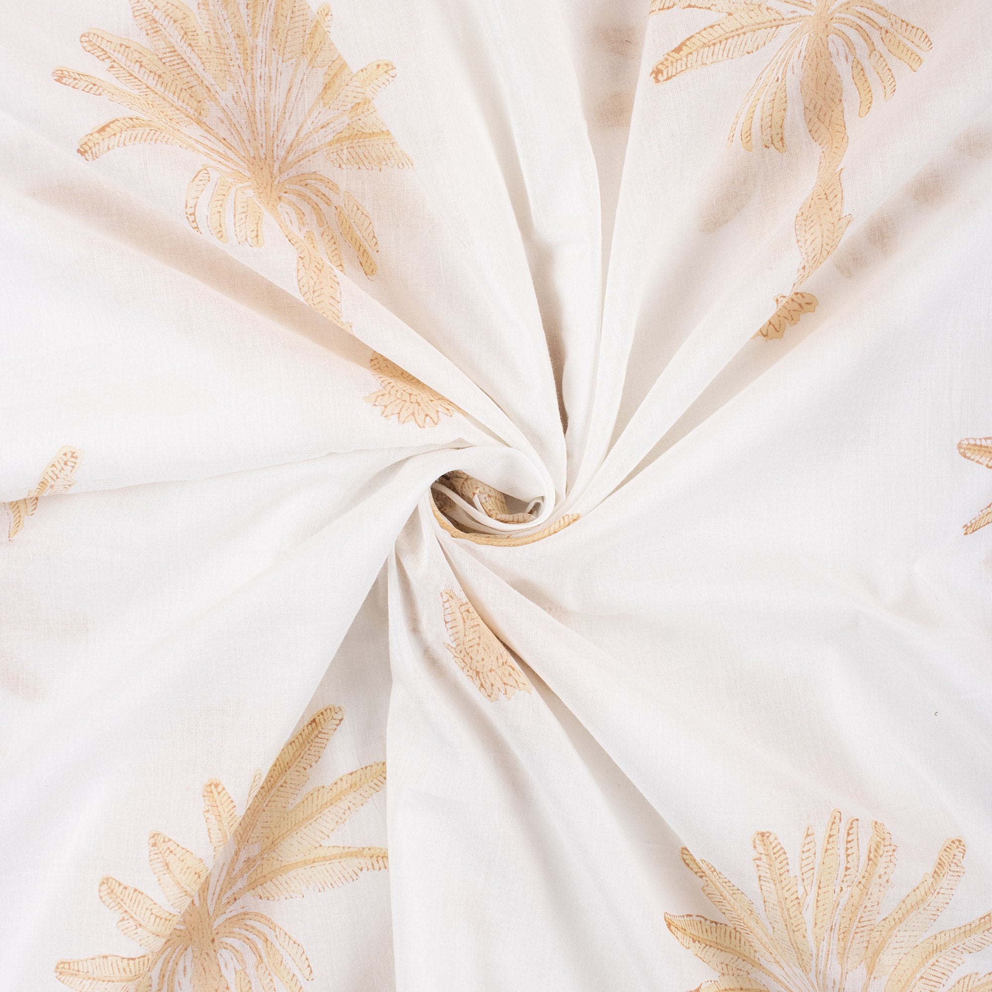 Light Pink Indian Block Print Fabric