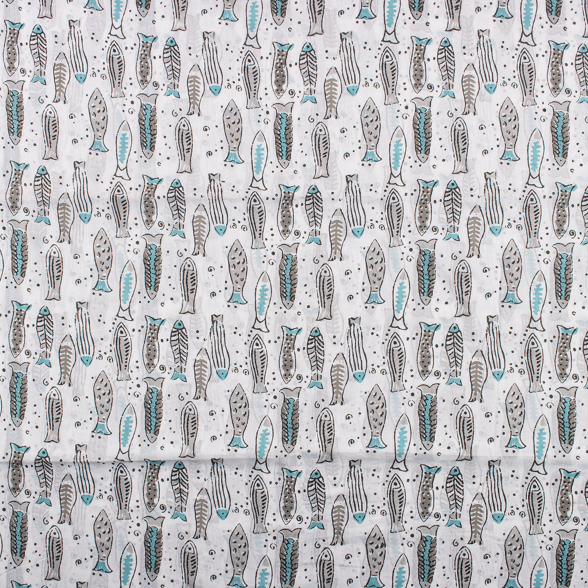 Light Weighted Hand Block Print Cloth Fabric