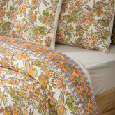 Machine Cotton Quilt Blanket Stunning Floral